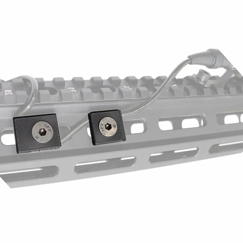 Mlok Compatible Metal Rail Cover Cable Clip Modular Management System 3PCS