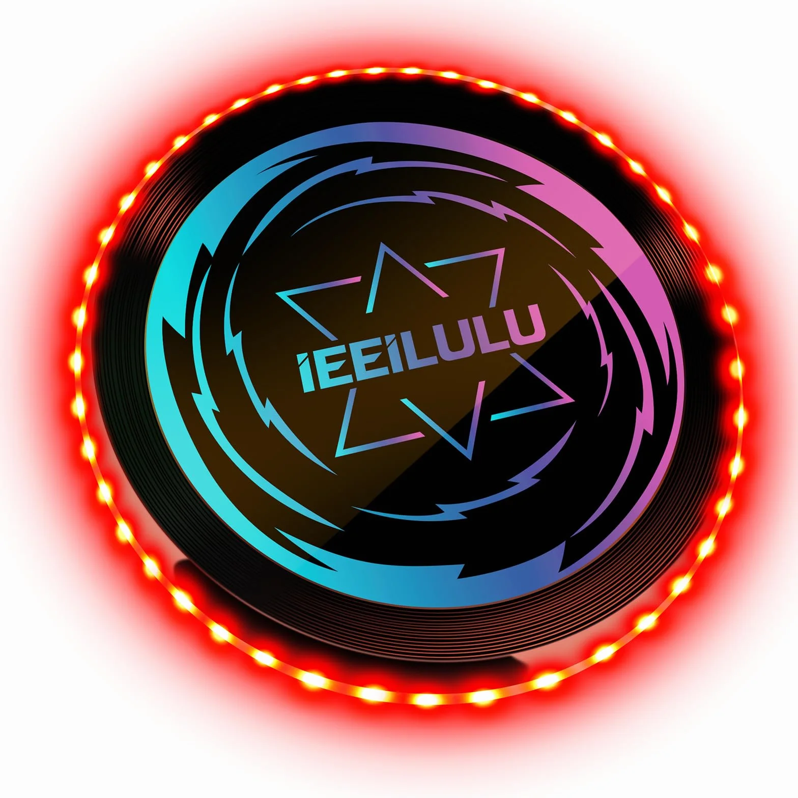 Disco da Lancio Illuminato 49 LED Frisbee da Competizione Funsport per Adulti Bambini