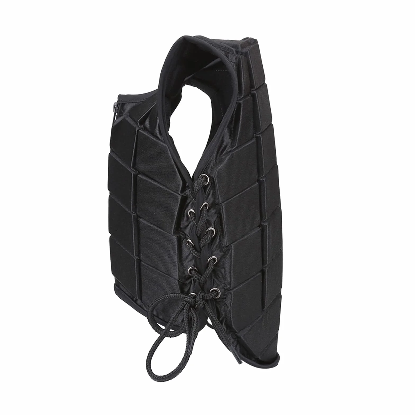 Gilet da Equitazione Professionale Gilet Equestre per Bambini in Eva Corpetto Protettivo Equitazione Armatura Antiurto con Cerniera per Adulti Donne Ragazzi Ragazze Bambini (CM)