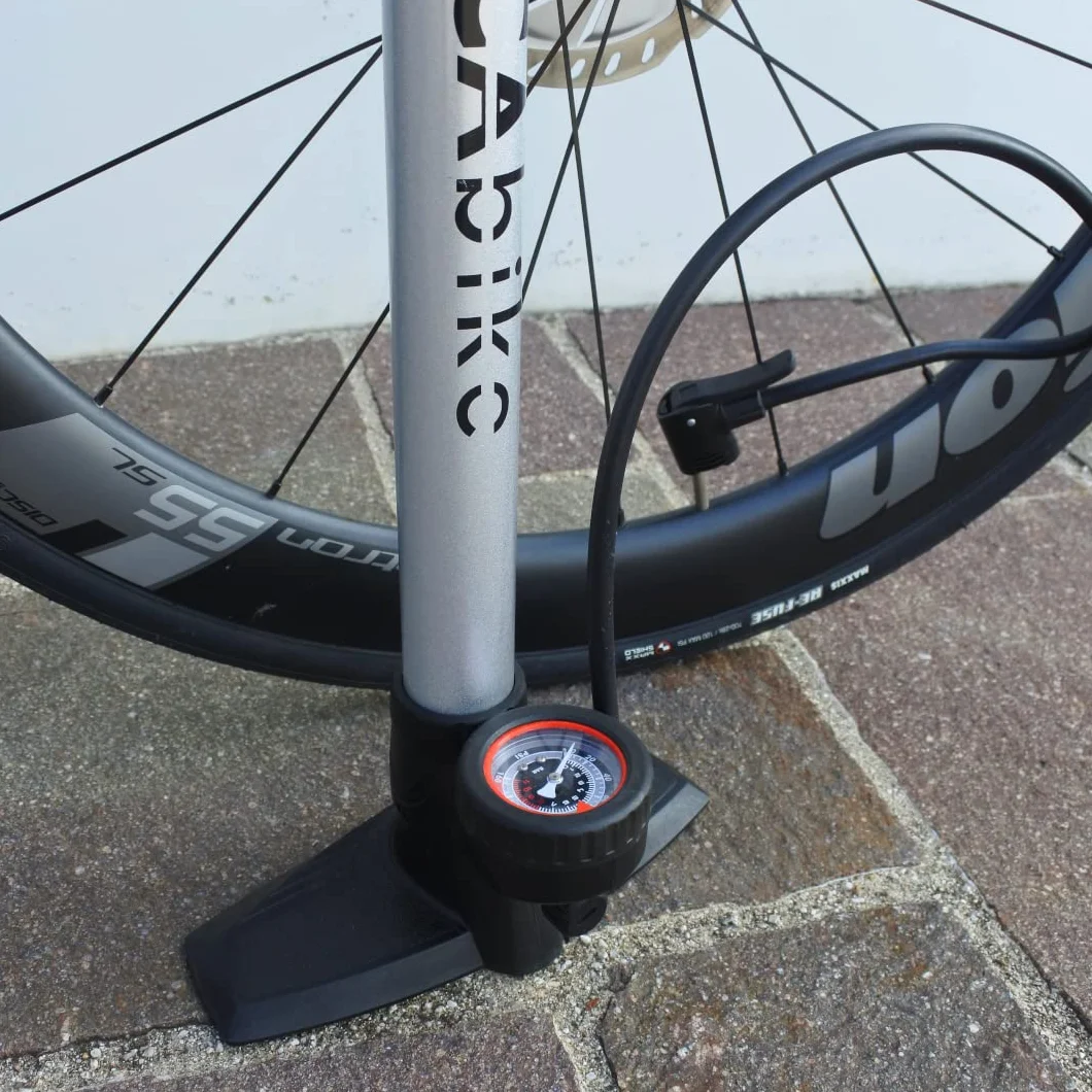 Tacabike Pompa Da Pavimento Ad Alta Pressione Argento