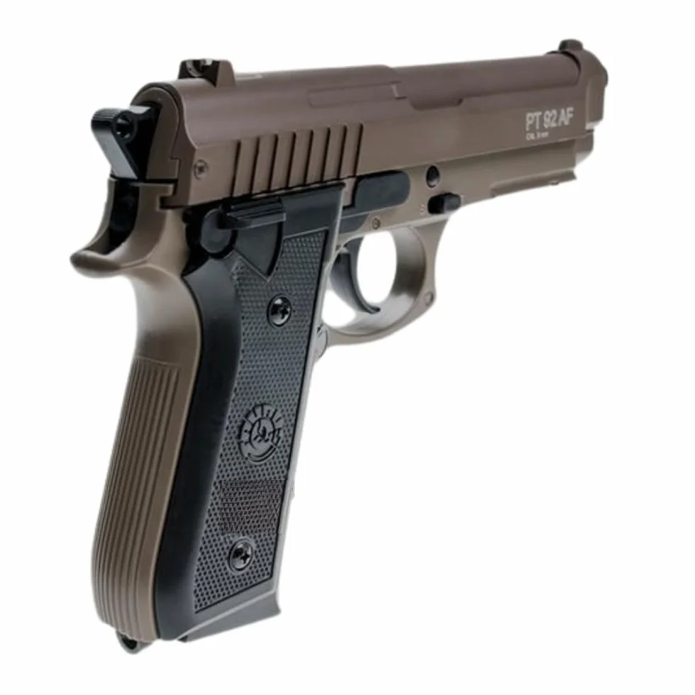 Pistola Softair PT92 a Molla Calibro 6 mm Tan