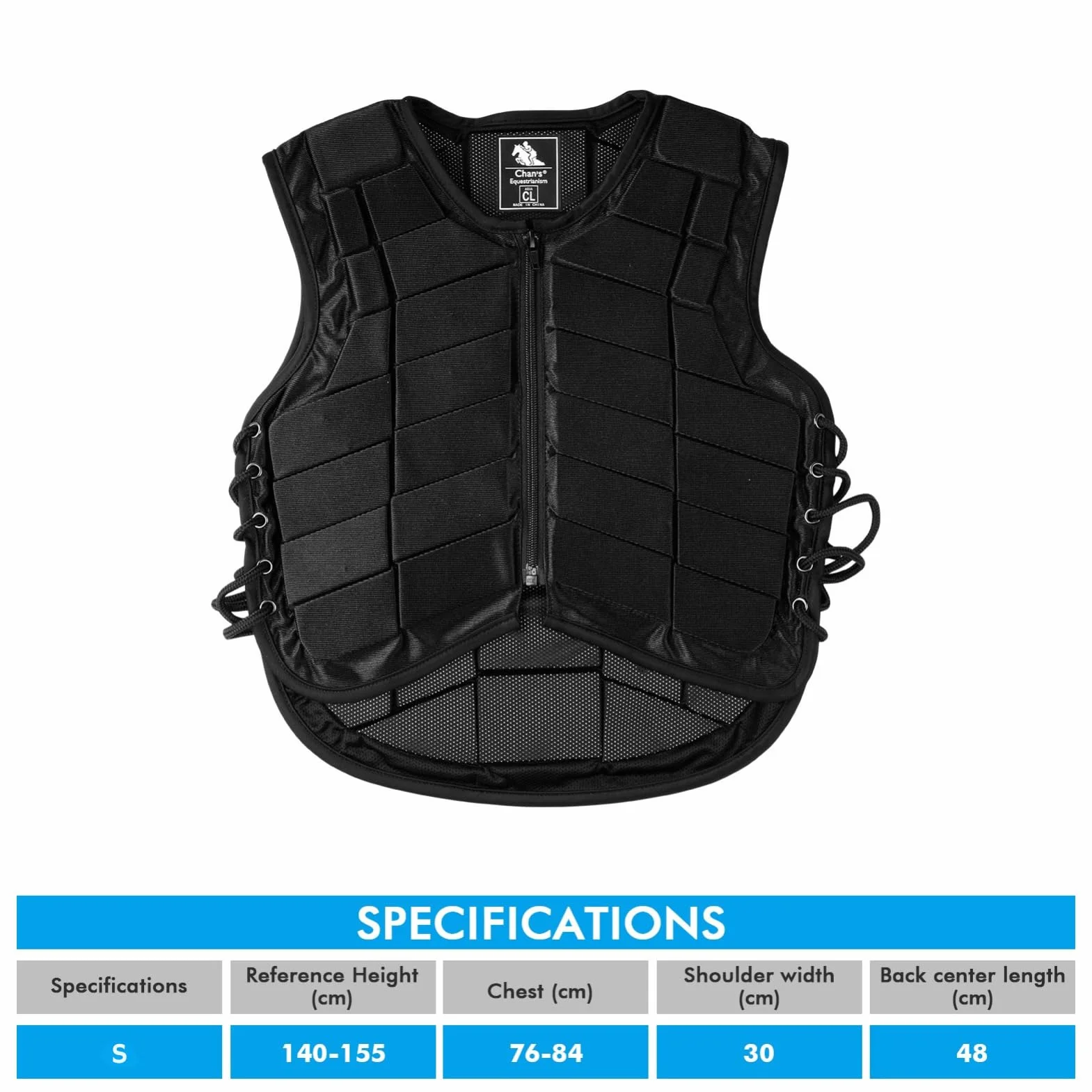 DEWIN Gilet da Equitazione Bambina Protezione Posteriore (CL)