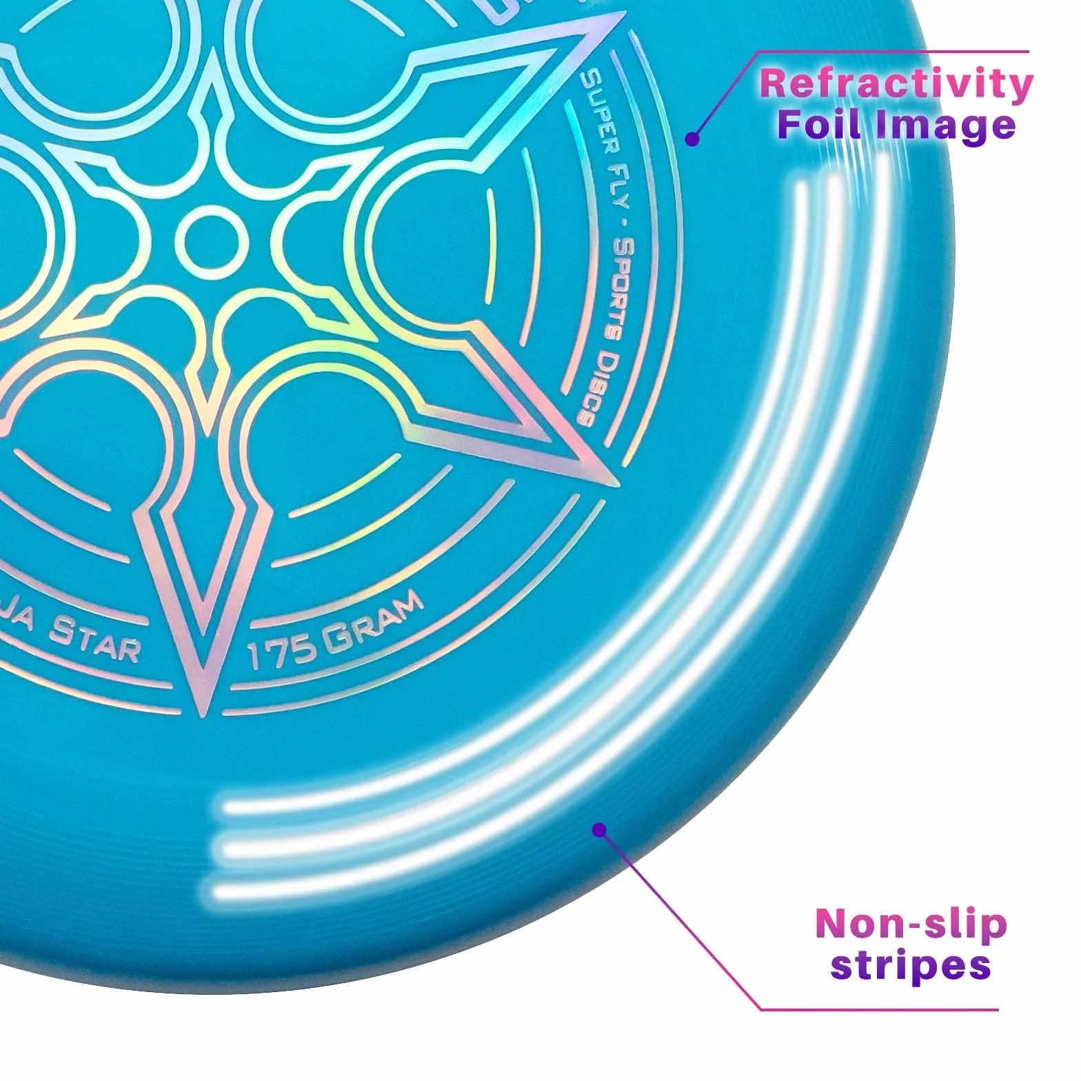 Indy Dirty Disc Frisbee 175 g Professionale Blu