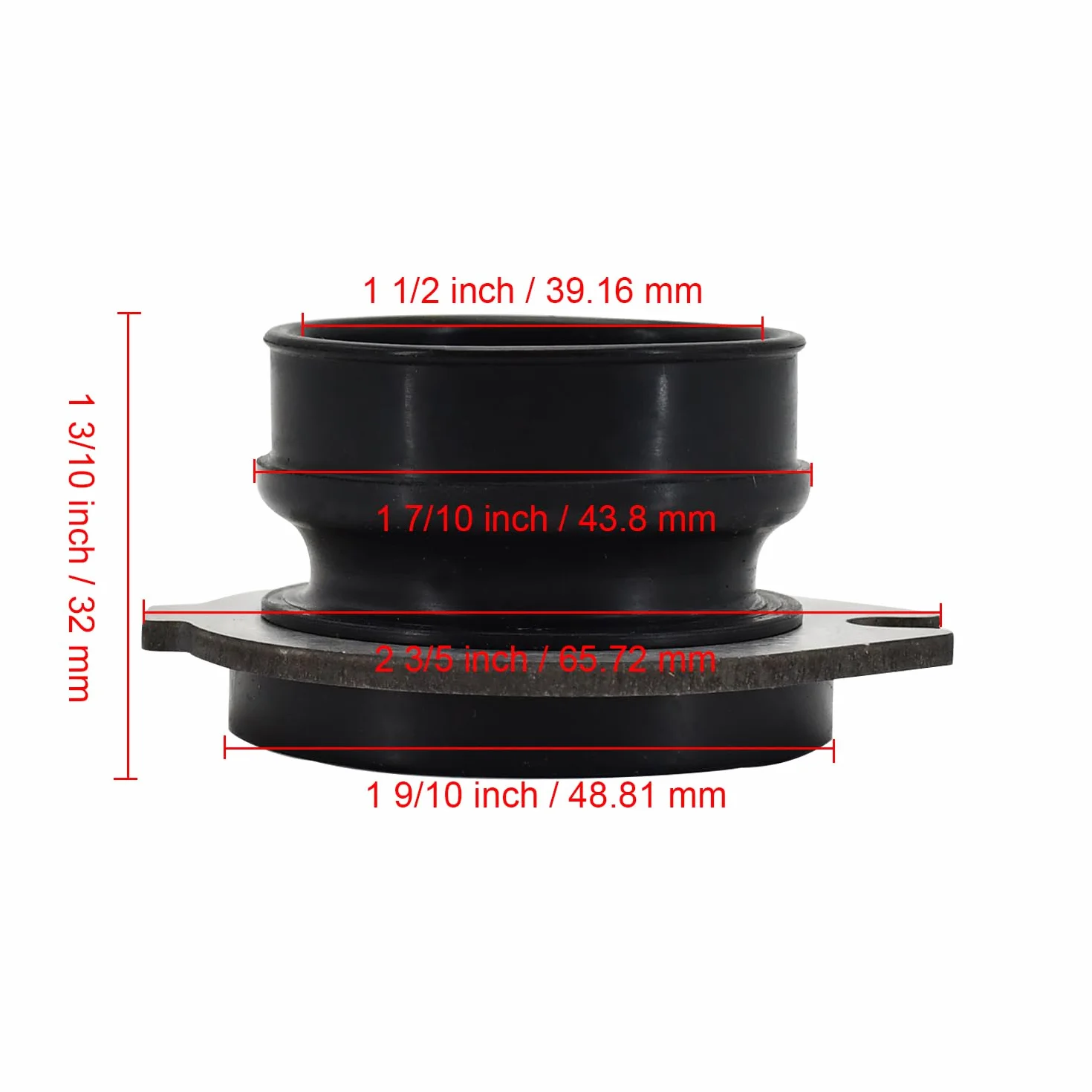 Insinkerator Flex Accoppiatore Smaltimento rifiuti Antivibrazione Tubo di scarico in gomma 75499 74085