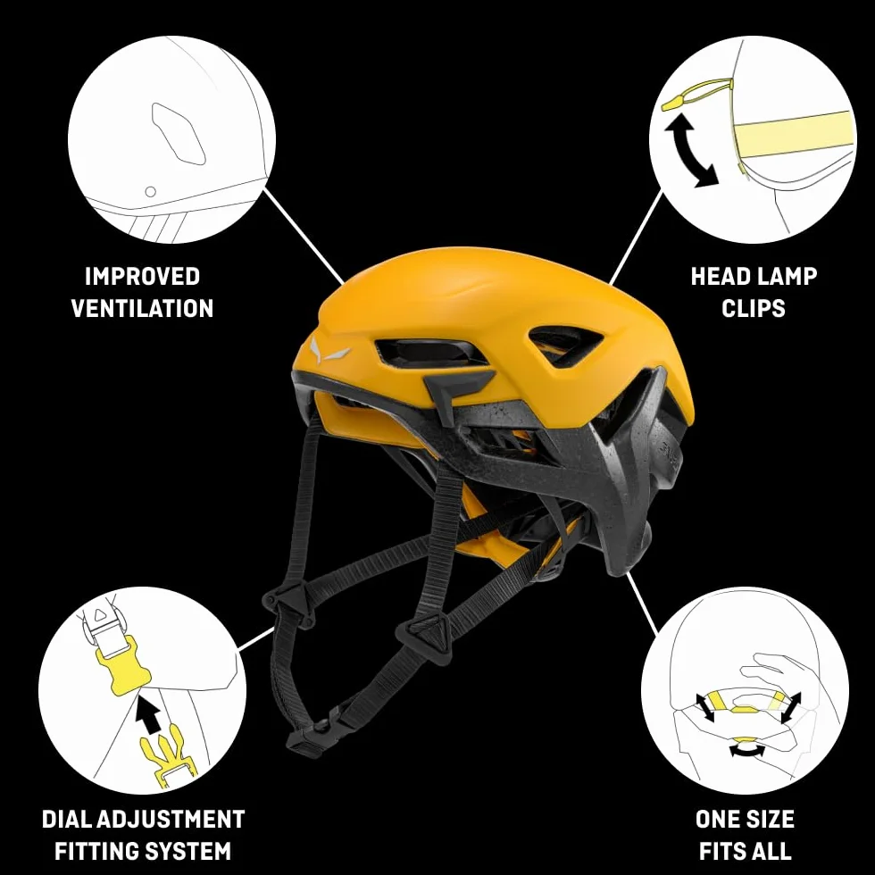 SALEWA Aria Helmet, Casco Sport Unisex adulto