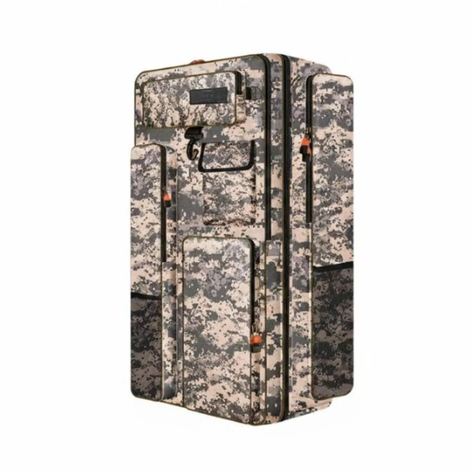Qianly Zaino Porta Attrezzi da Pesca Multitasca Borsa Porta Canne Tessuto Spesso Attrezzatura Sportiva, Multicolore, Mimetico, 70CM