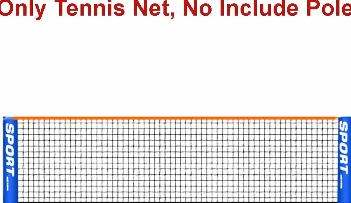 Rete da tennis portatile 3-6 m, multi-sport per badminton, pallavolo, senza telaio, da giardino