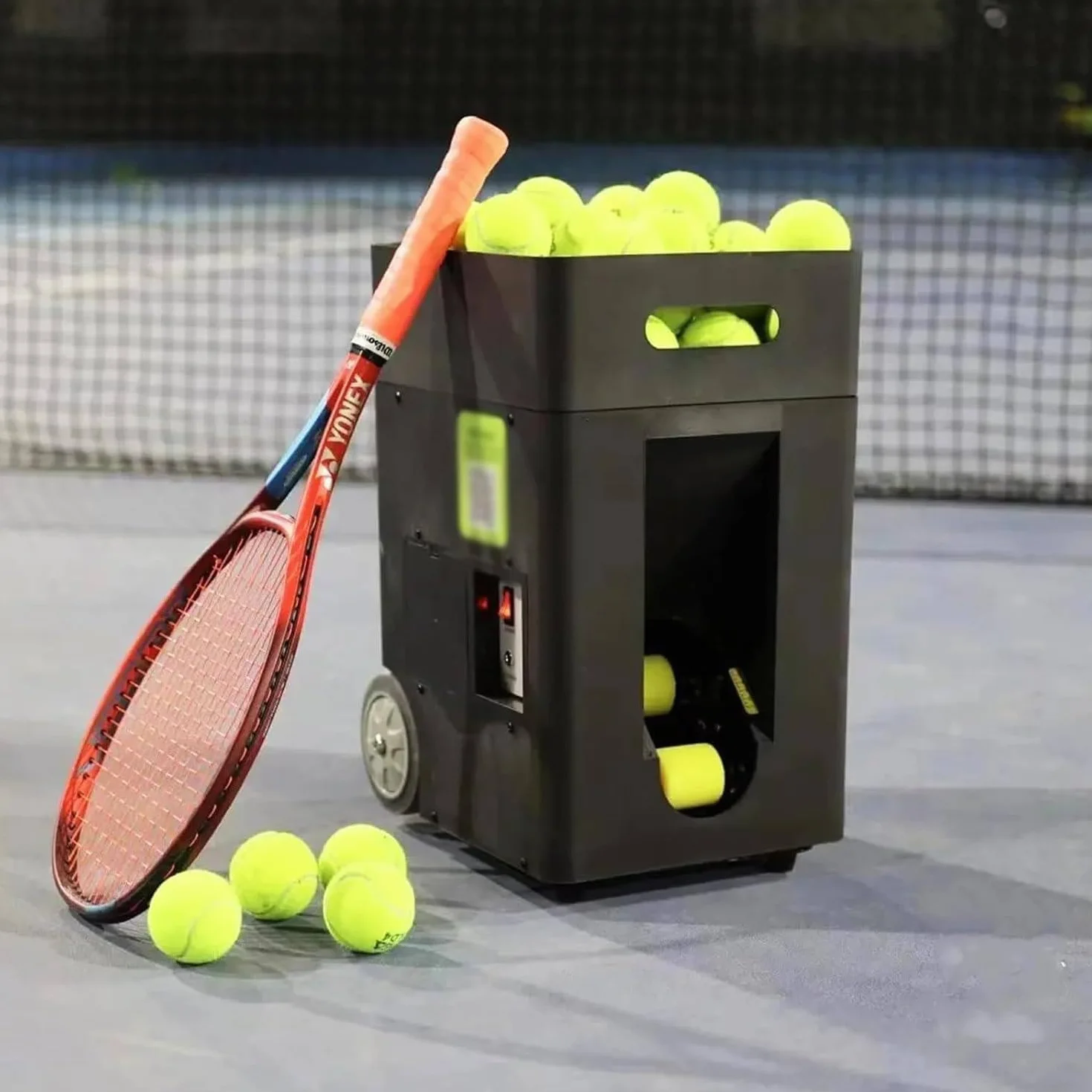 Lanciapalle Tennis Automatica Macchina 50 Palline Portatile Telecomando App