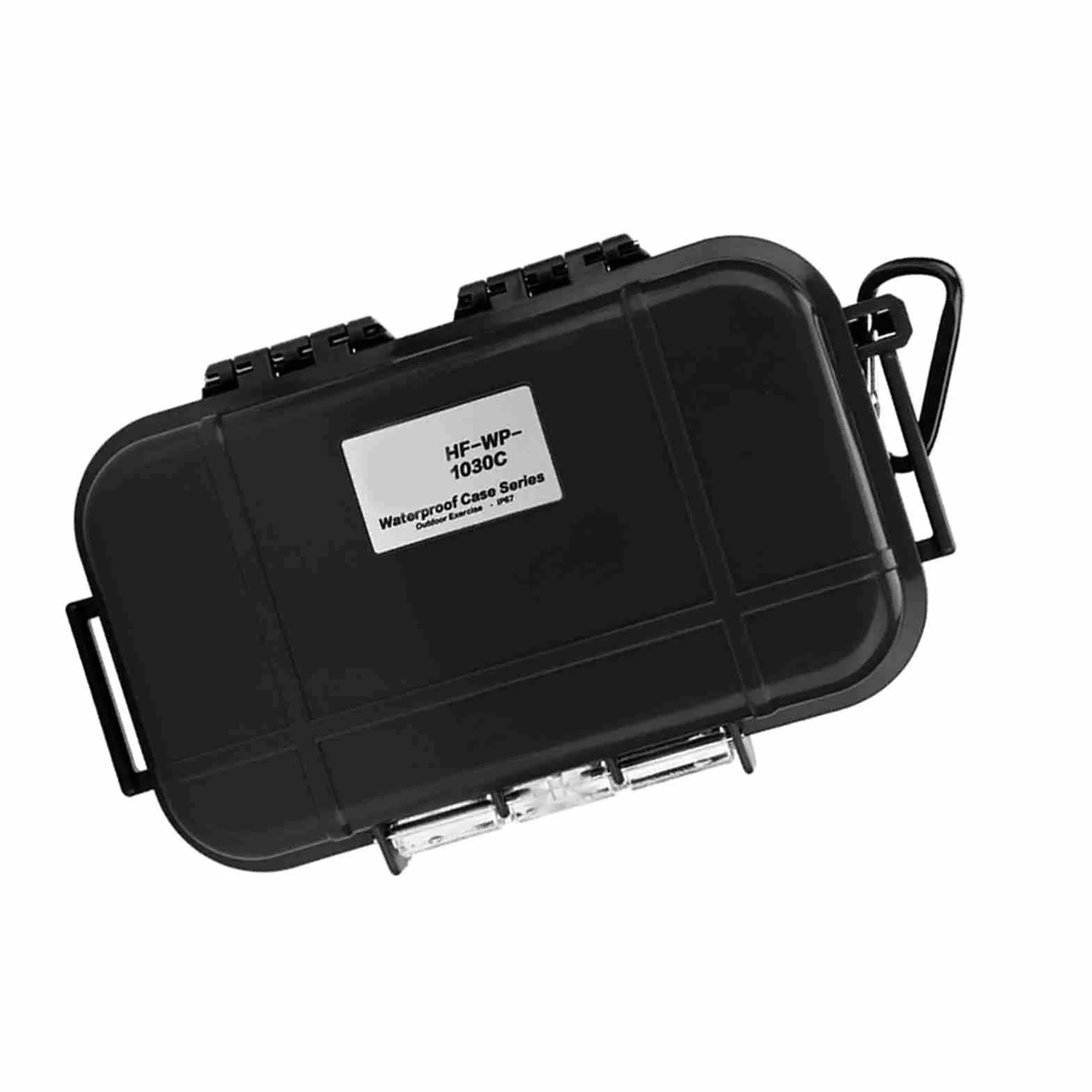 Cocoarm ABS EDC Box Impermeabile Scatola di Stoccaggio con Cuscinetto in Gomma Staccabile