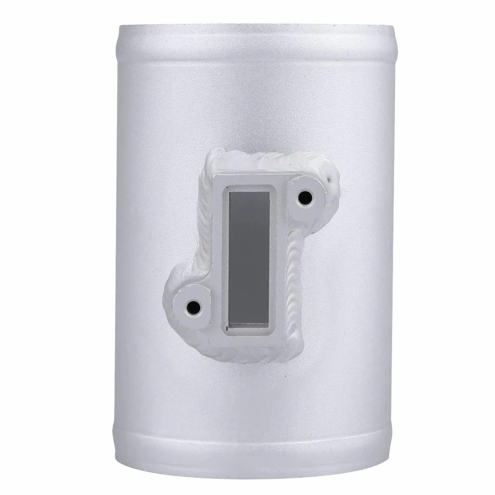 KIMISS Misuratore di portata adattatore adattatore di aspirazione per base per MAF 75mm (Argento)=2.5l 2011 intake