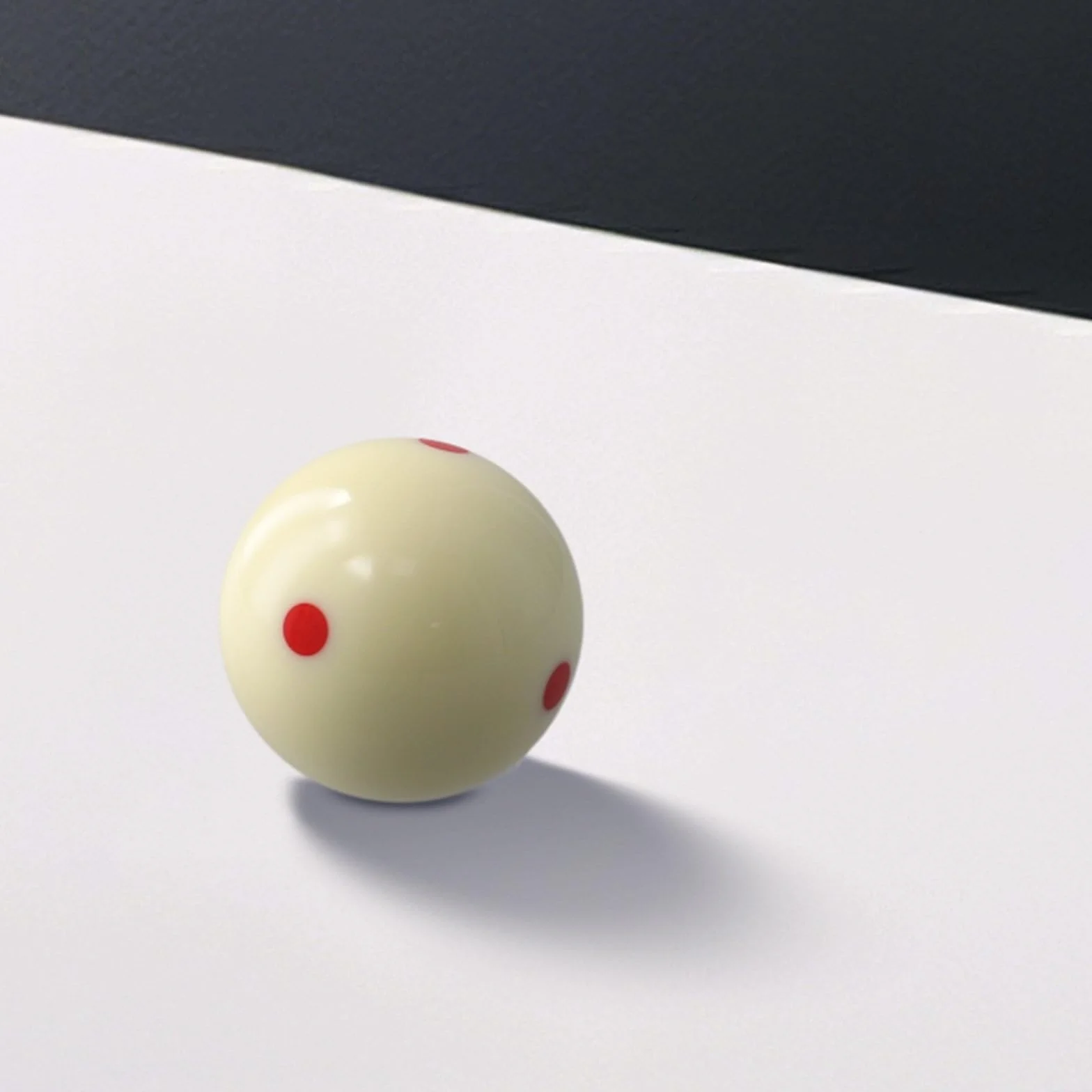 Pallina da allenamento per biliardo, palla rossa 5,7 cm, 6 punti, resina, accessorio per visualizzazione obiettivi