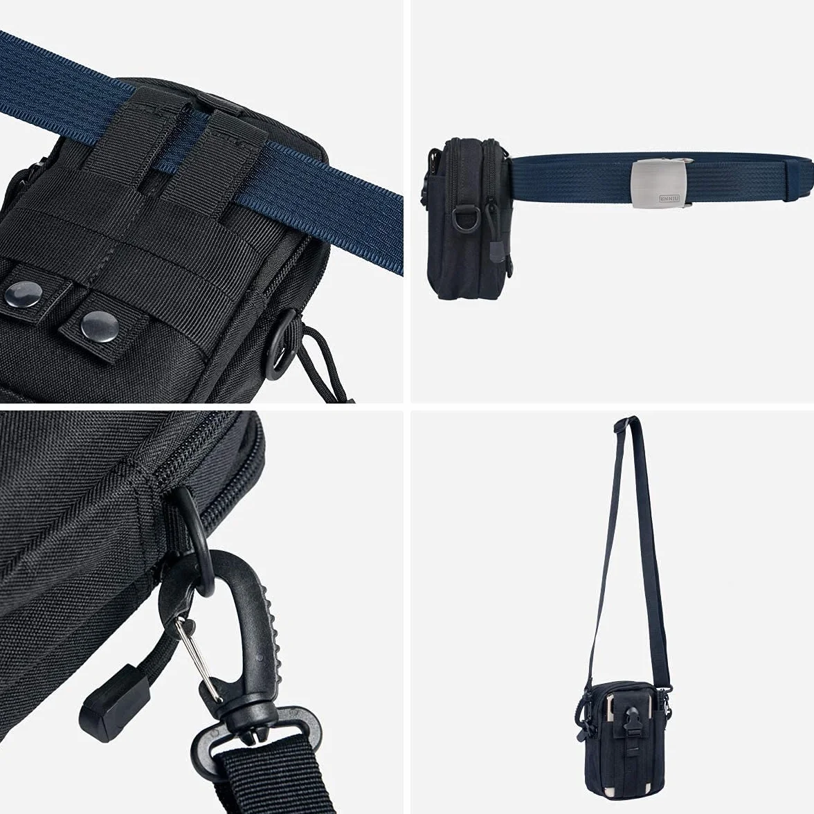 Flintronic Tattico Marsupio Sportivo Borsello 1000D Nylon Multifunzione Campeggio