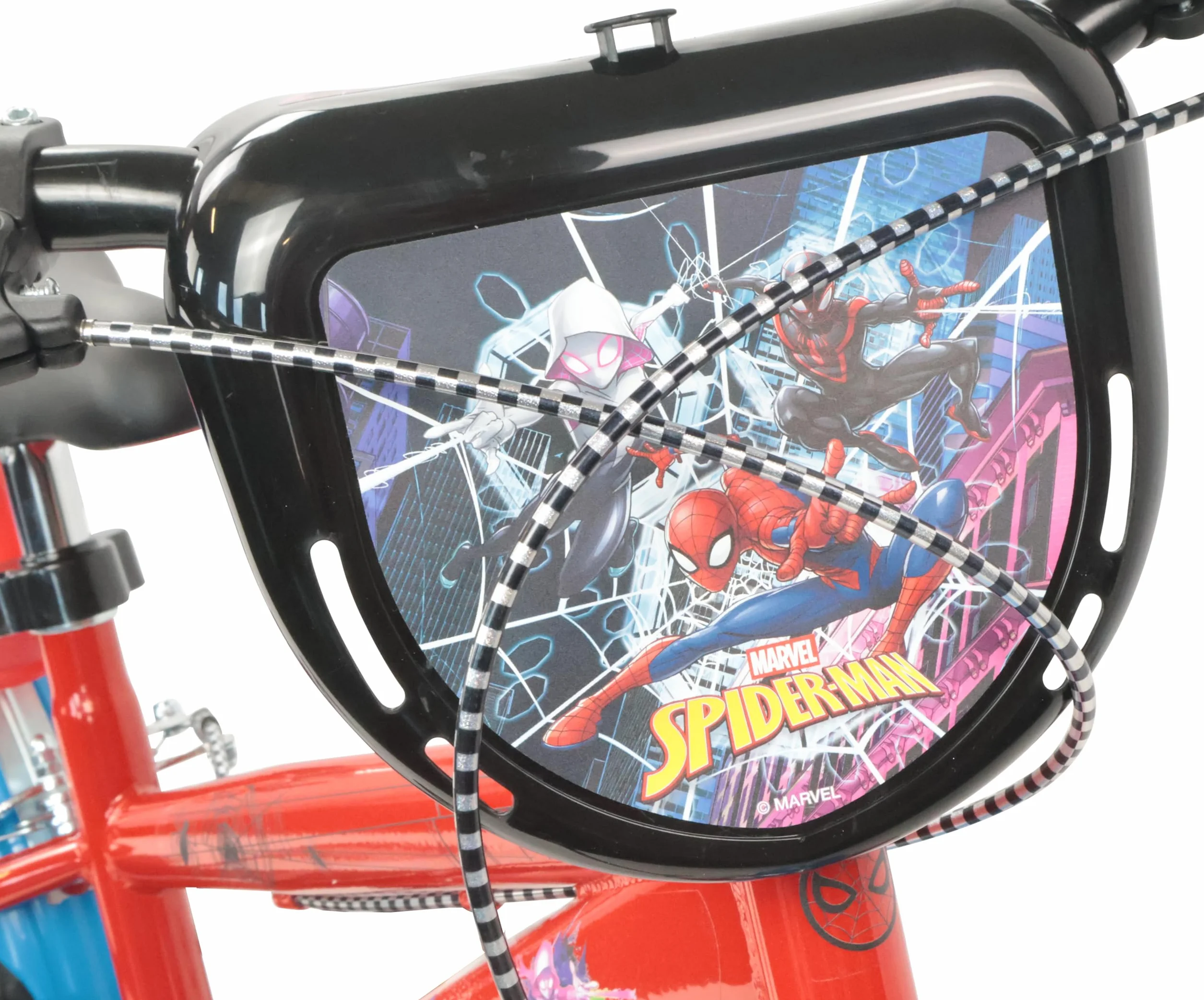 Denver Bike Bicicletta Bambino 14 Pollici Spiderman 3-5 Anni Rotelle Removibili Freni Caliper Telaio Acciaio