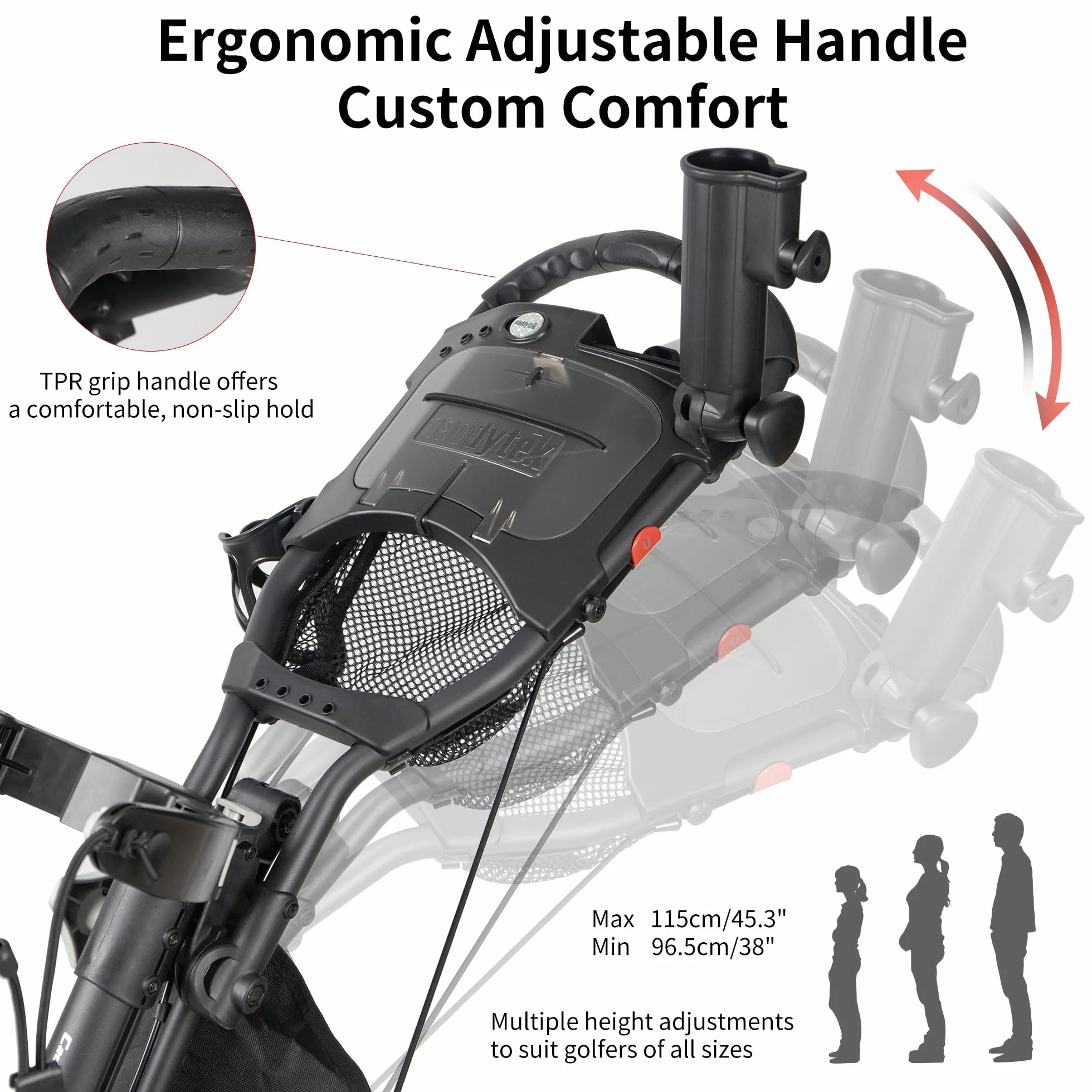 CaddyLite 15.3 Carrello da golf pieghevole