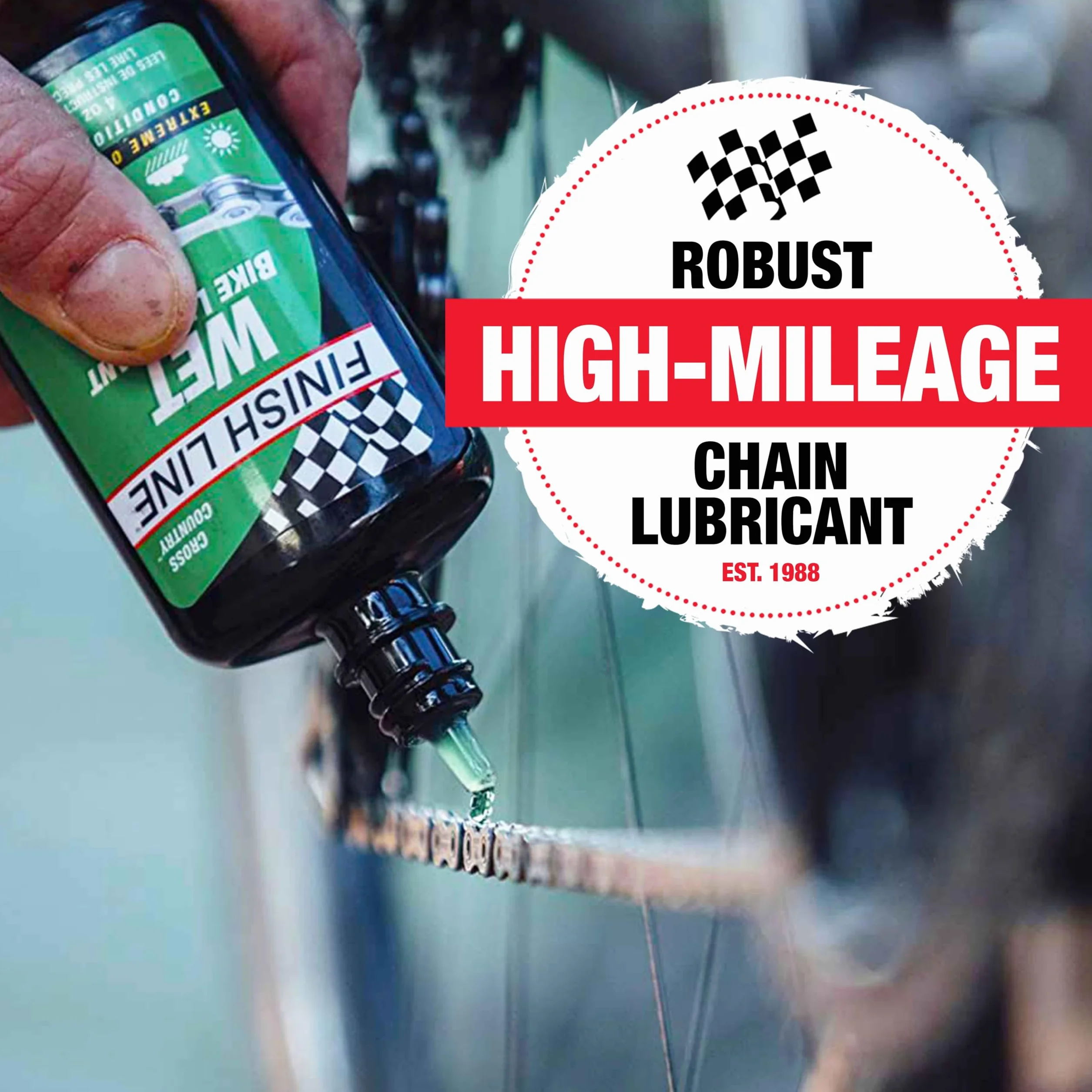 Finish Line Cross Country Lubrificante Umido 120 ml