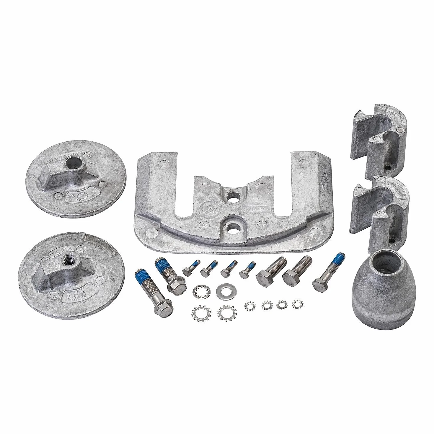 Quicksilver 888761Q04 Aluminum Anode Kit-MerCruiser Bravo III Drives, Prodotto Marino Unisex, Non specificato, Unspecified