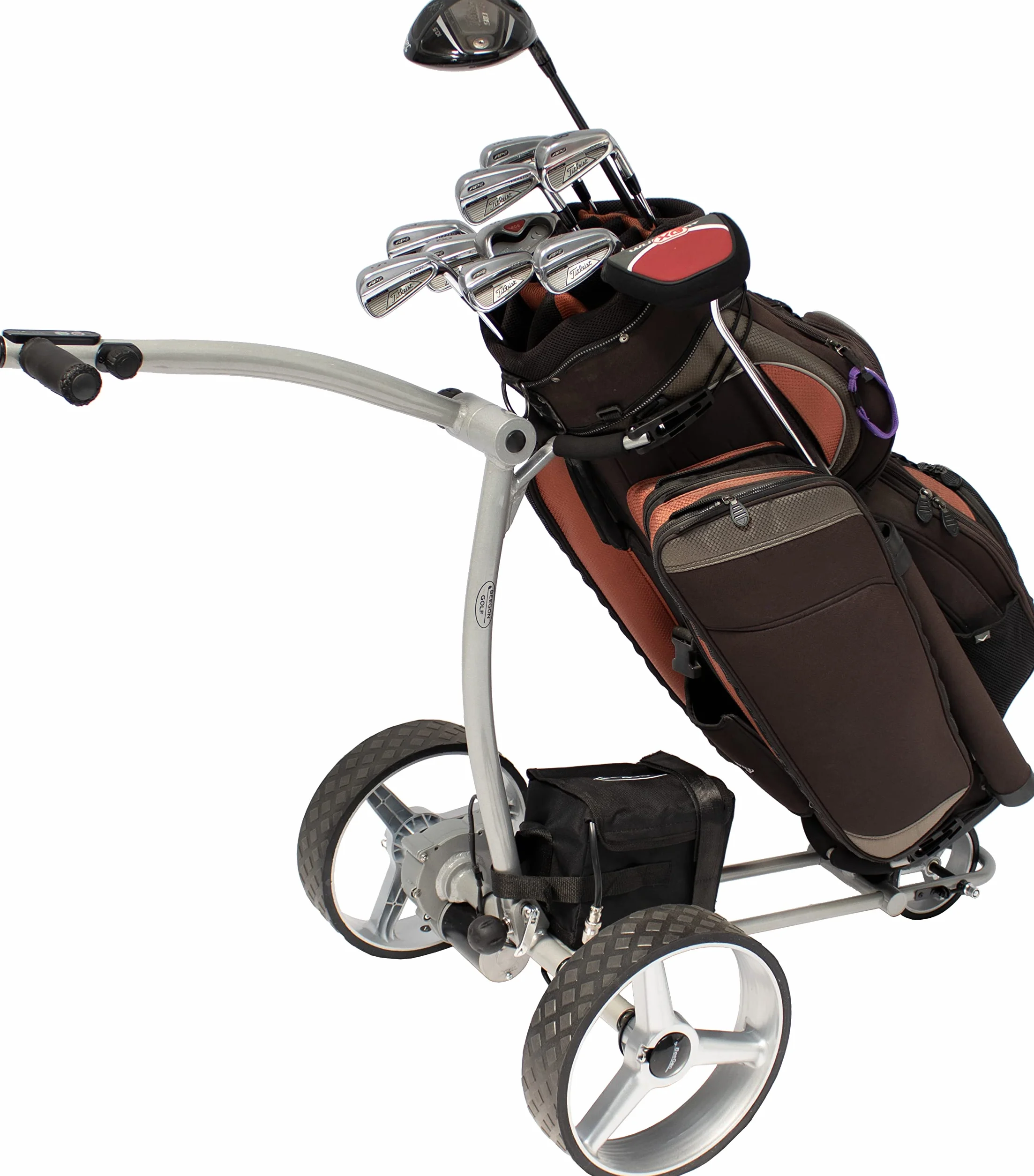 BeeGon Golf Carrello Elettrico GT-X400 PRO Grigio Argento 33 Ah