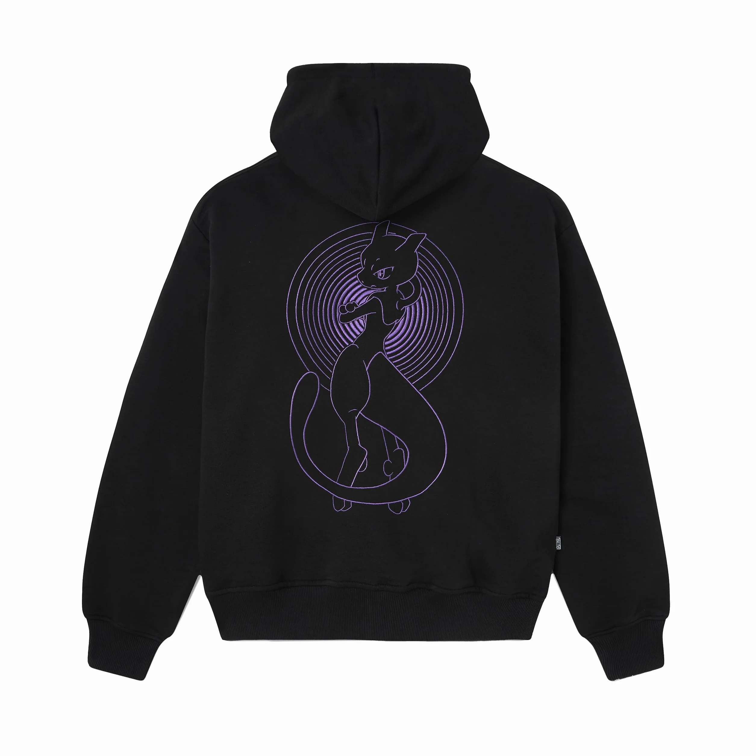 Pokémon Dolly Noire Felpa MewTwo Nero Cotone Misto Ricami Collezione Ufficiale