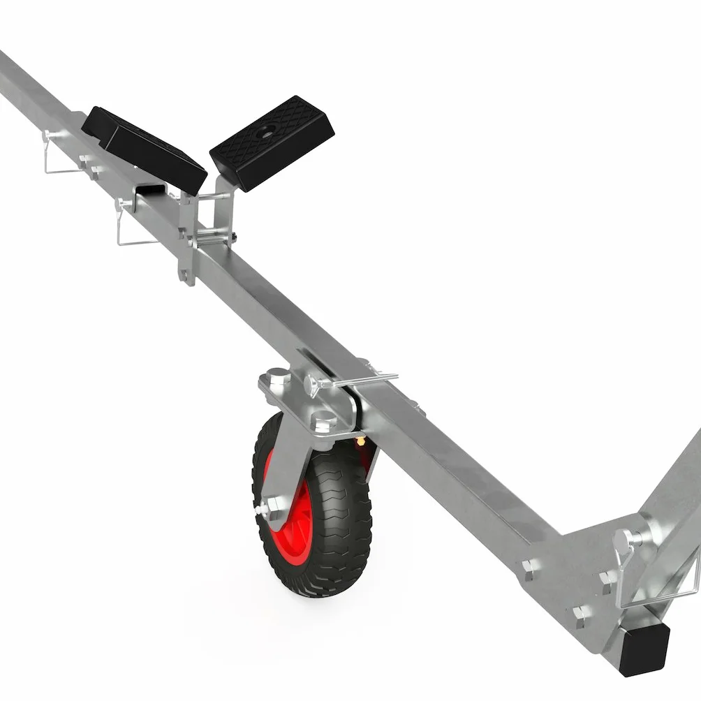 Carrello alaggio Pieghevole per Barca SUPROD TR200, PU, Ø 200 mm