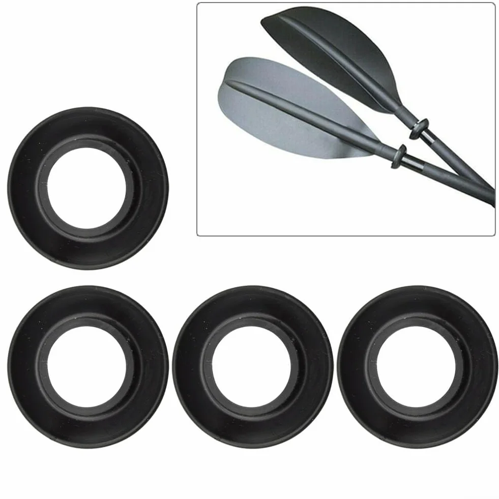 Anelli antigoccia TPR per pagaie canoa diametro interno 27 mm esterno 57 mm spessore 14 mm nere
