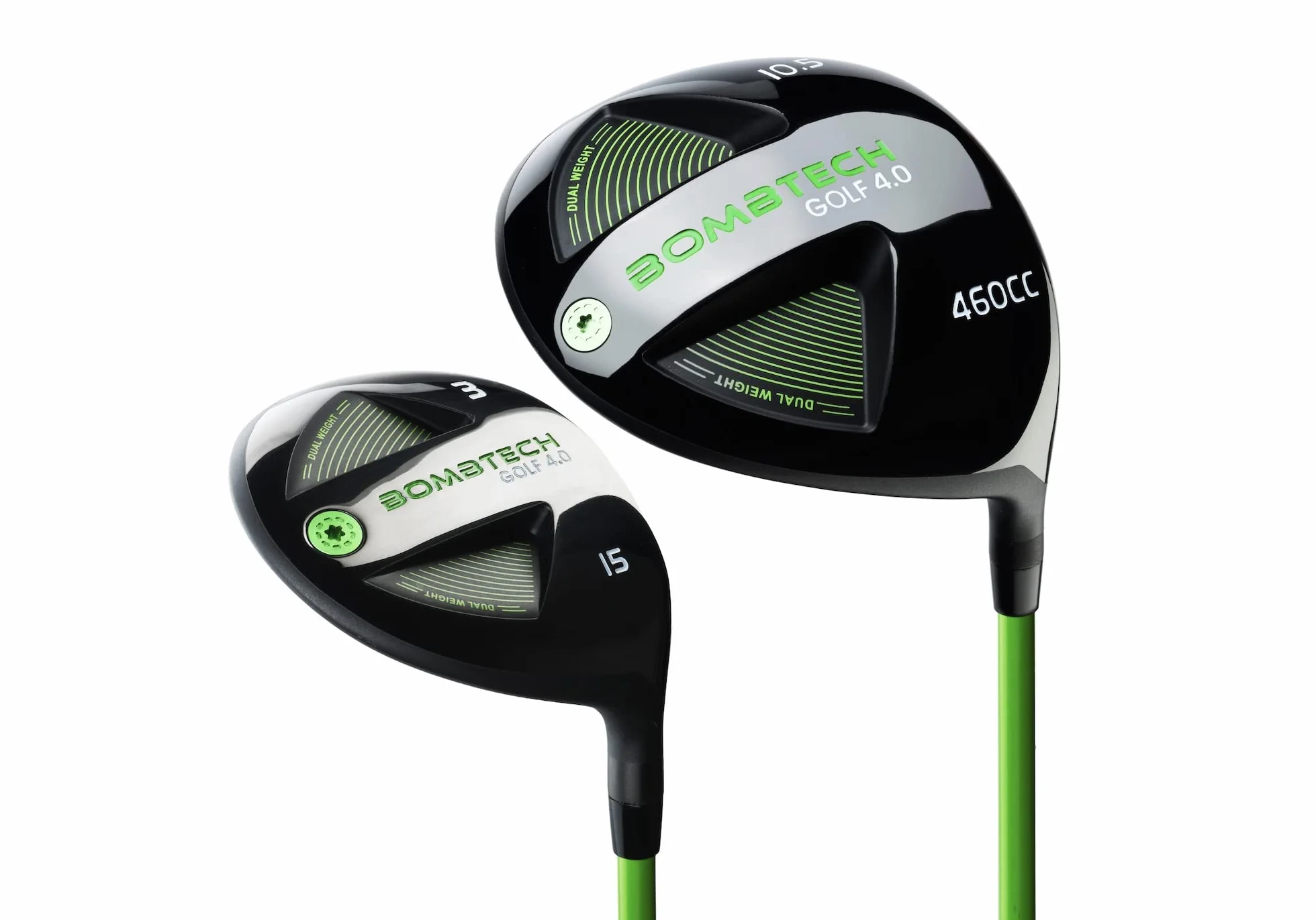 BombTech Golf 4.0 Driver e 3 Legno Bundle Premium Golf Wood Set per uomo
