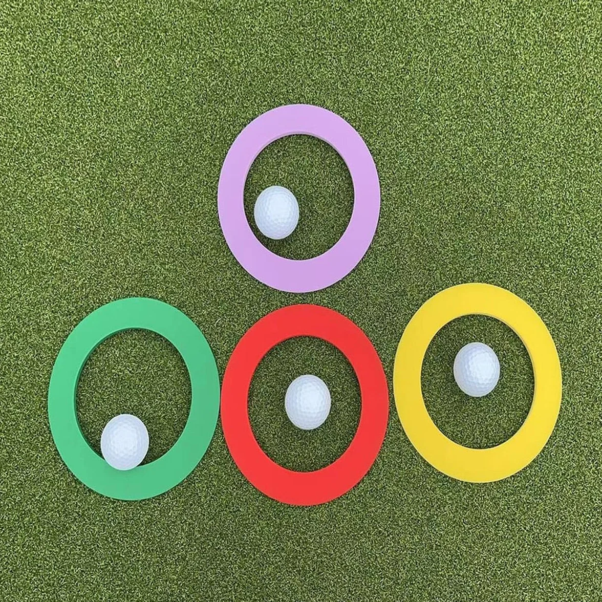 Anello per buca da Golf 3 Pezzi, Tazza da Golf da Interno, Outdoor