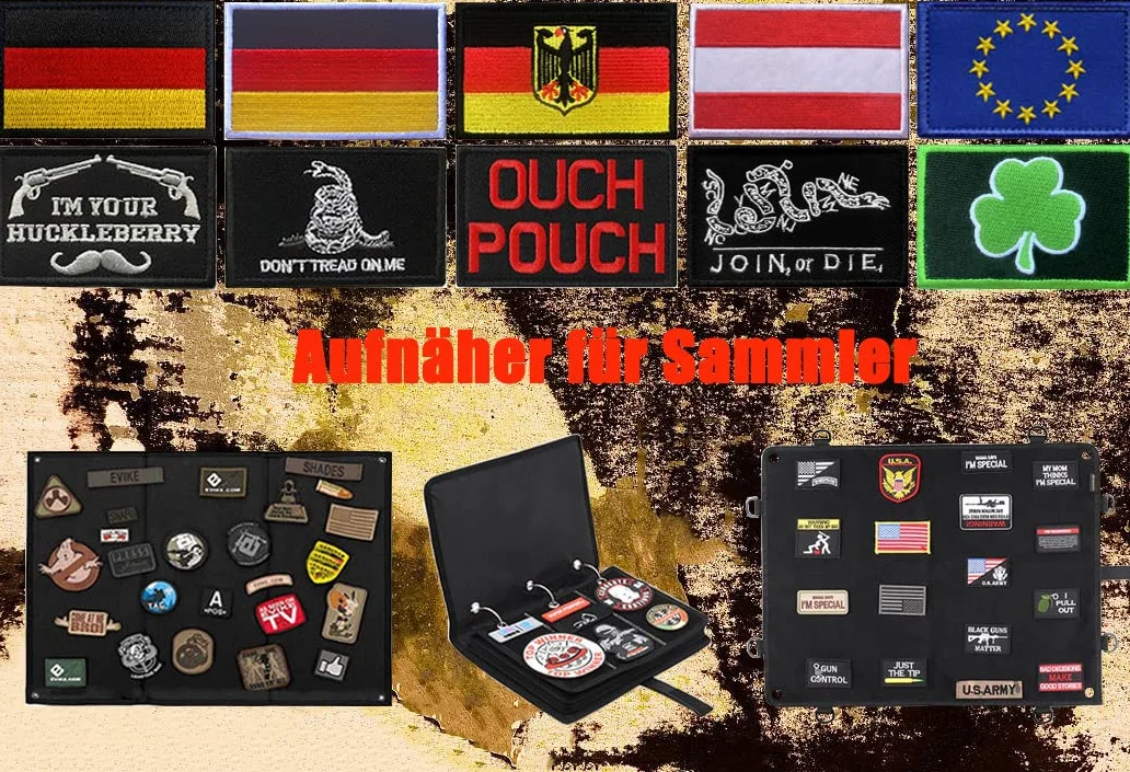 Hunting Antler Emblema Ricamato Toppa Caccia Tattico Militare 2 Pezzi