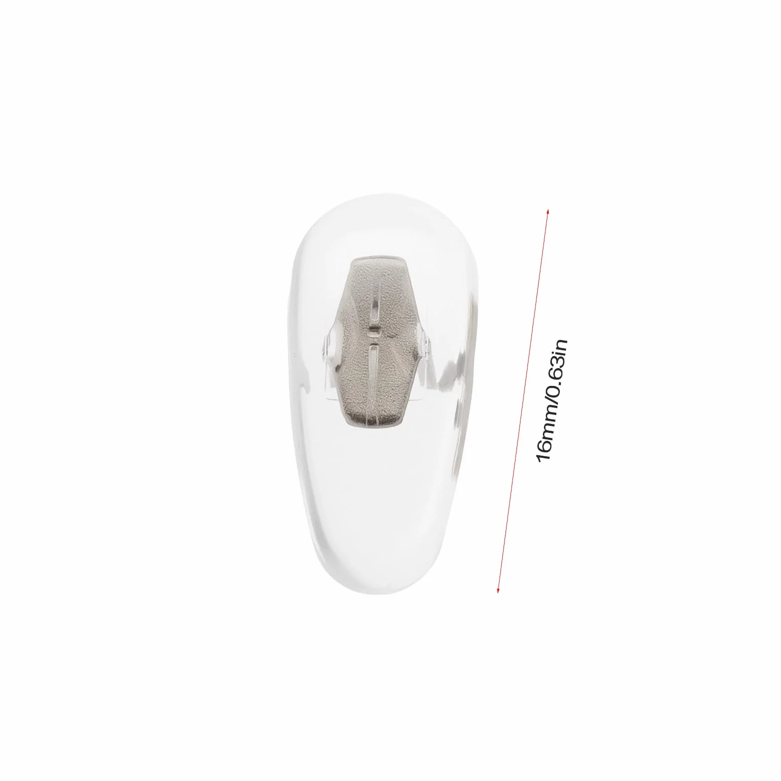 Clip-on Naselli Trasparenti Compatibili Ray-Ban Occhiali Da Sole 16 mm