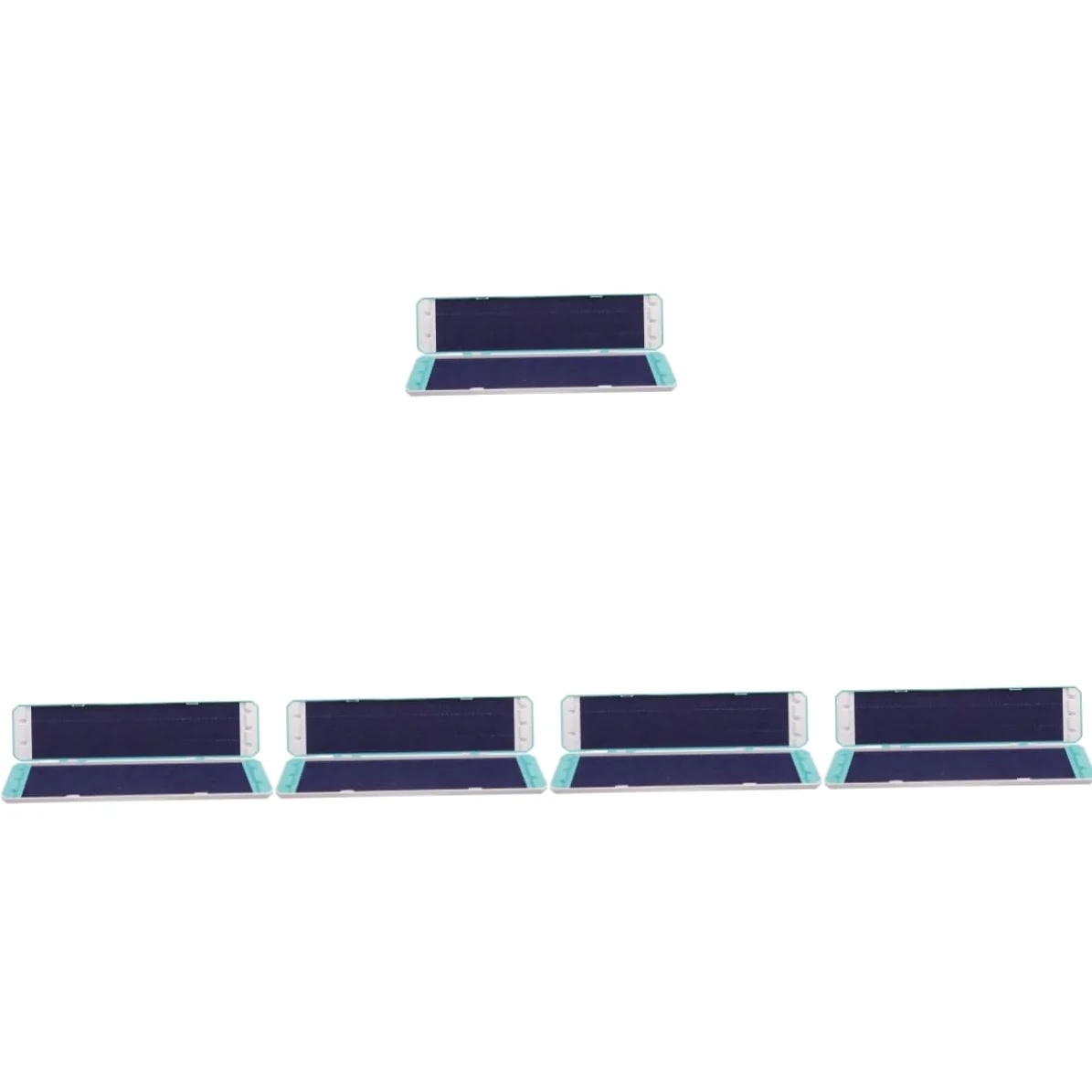 Abaodam Scatola Da 5 Pezzi scatola per ami da pesca Accessori Porta del richiamo della pesca ingranaggio porta ami da pesca portatile organizer portatile per esche plastica