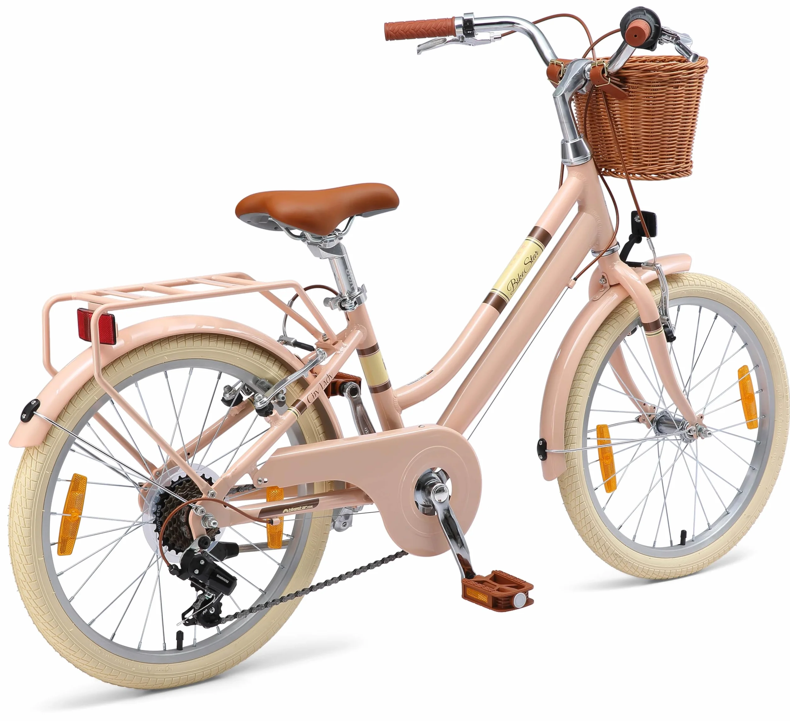 BIKESTAR Bicicletta per bambini in alluminio 20 pollici 7 velocità