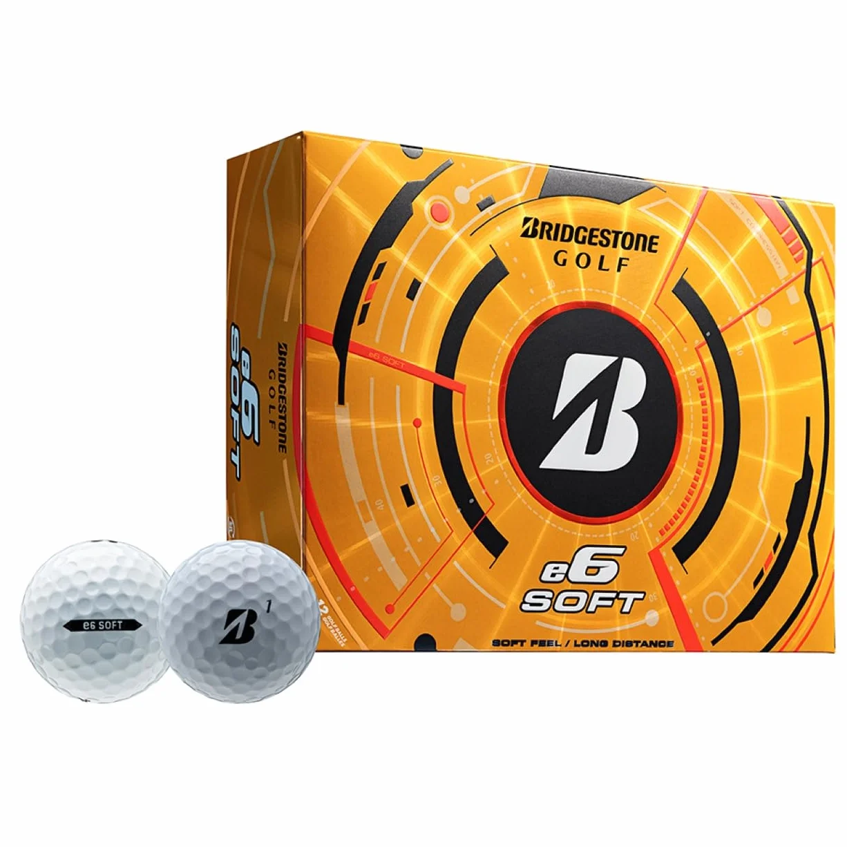 Bridgestone e6 Pallina da golf Dozzina Bianco