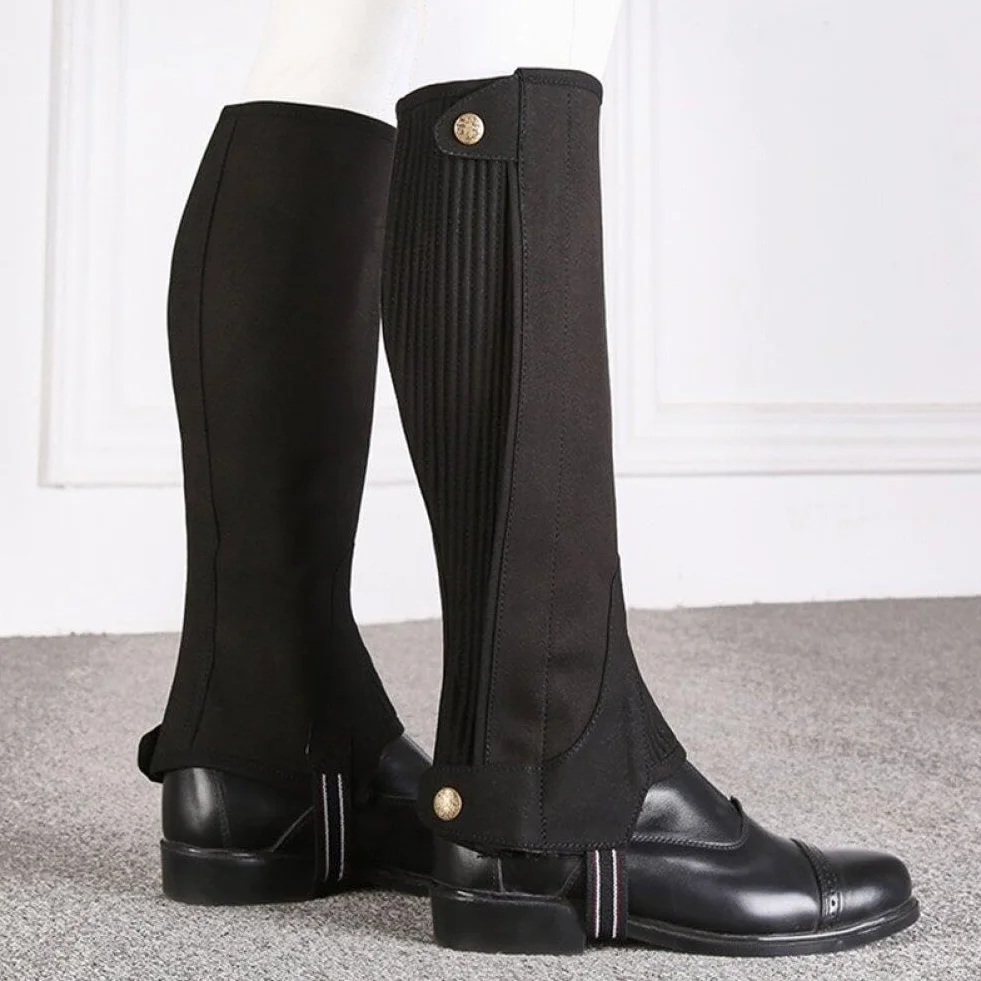 Ghette per Equitazione per Bambini - Protezione Gambe Comoda Resistente Ragazzi Ragazze
