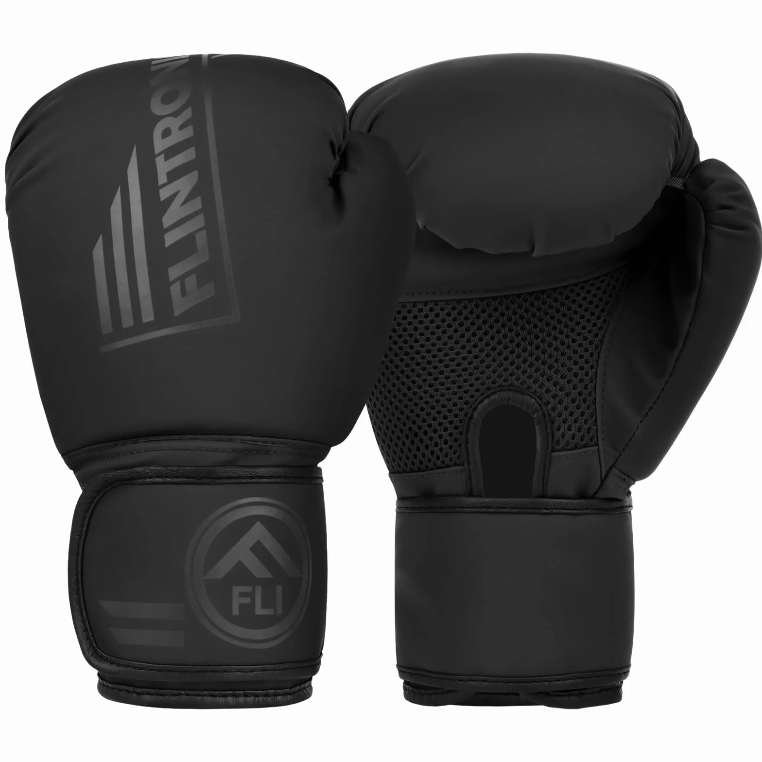 Flintronic Guantoni da Boxe in Pelle, Guantoni Boxe Unisex Adulto per Muay Thai, MMA e Allenamento