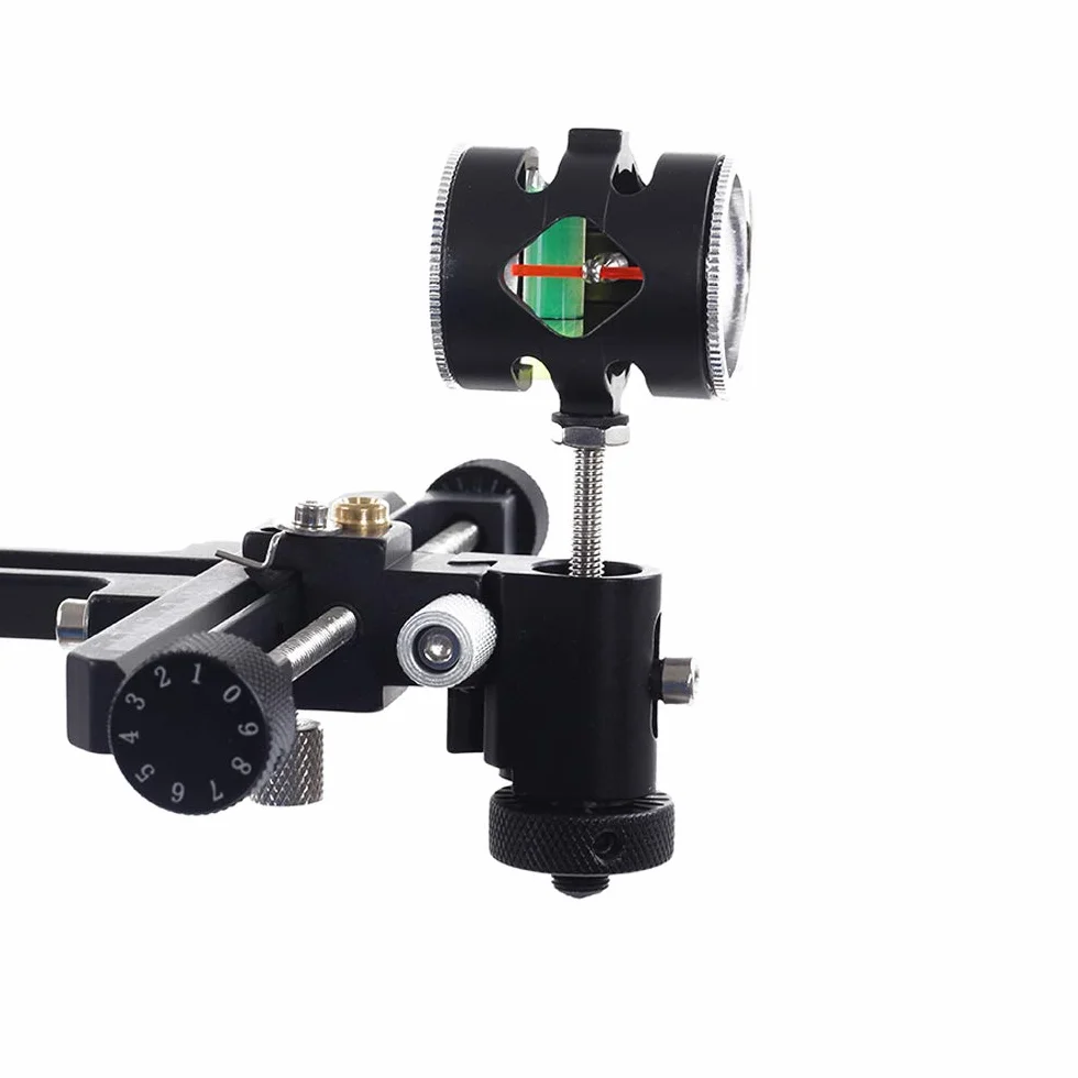 Arco Composto Vista Lega di Alluminio Bow Sight 4X Scope Accessori Caccia
