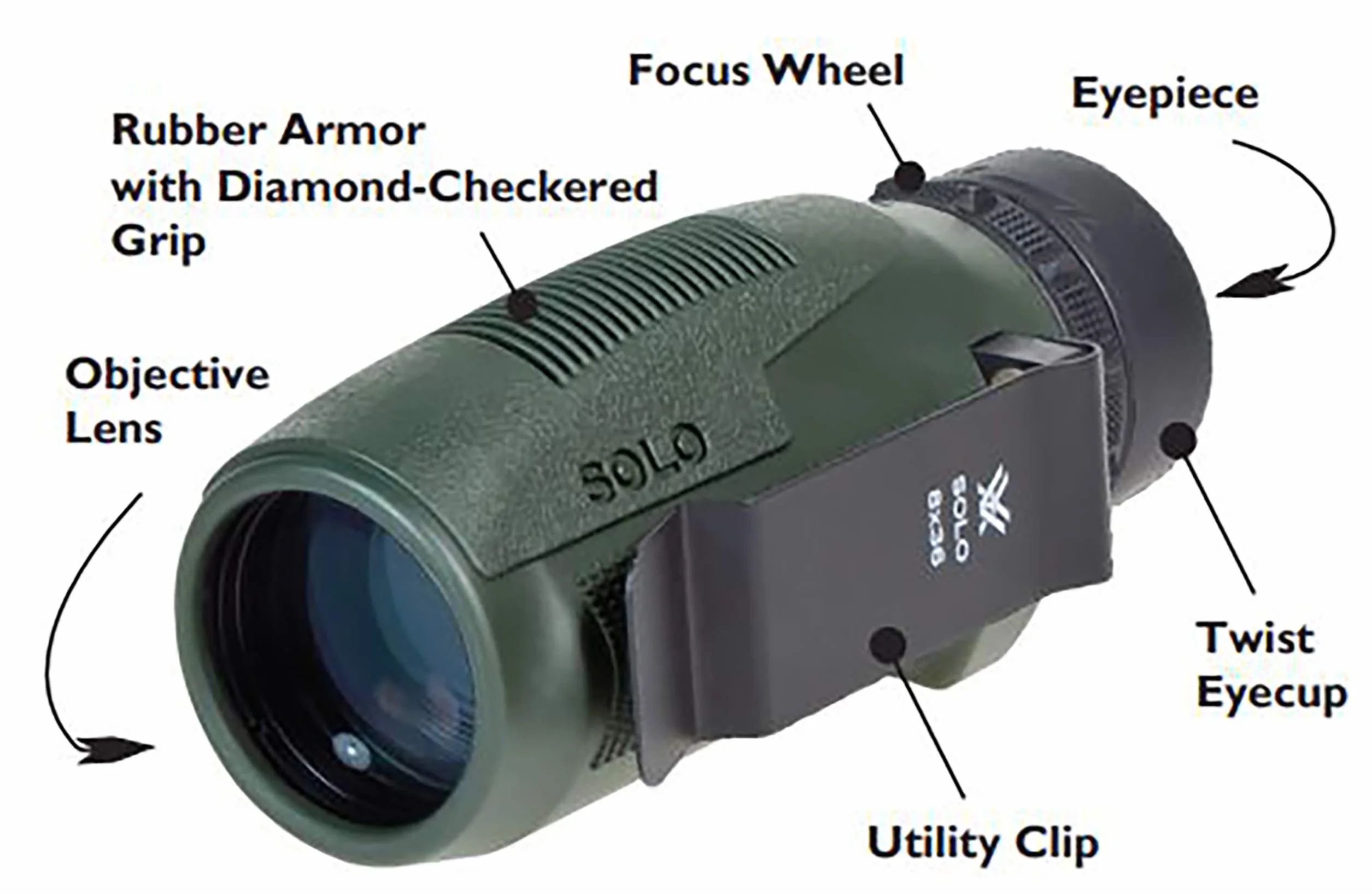 Vortex Optics Monocolo 10x36 mm Nero