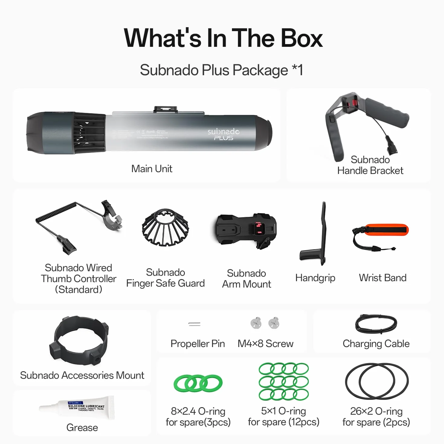 Waydoo Subnado Plus Scooter Subacqueo 800W 144W 60 Minuti Leggero Portatile Ricarica Rapida Bidirezionale