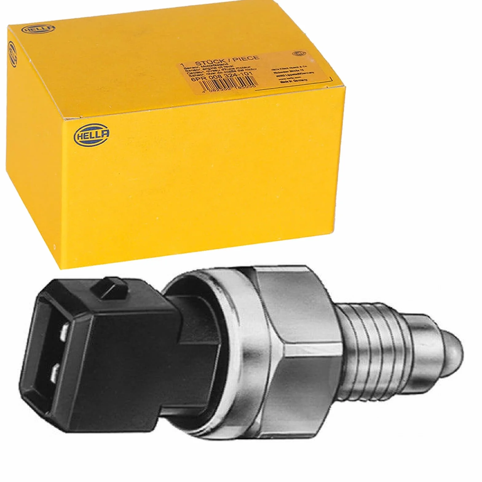 HELLA 6ZF 007 673-001 Interruttore, Luce di retromarcia, 12V, 2a... poli, avvitato, Contatto di chiusura, elettrico, Cambio manuale