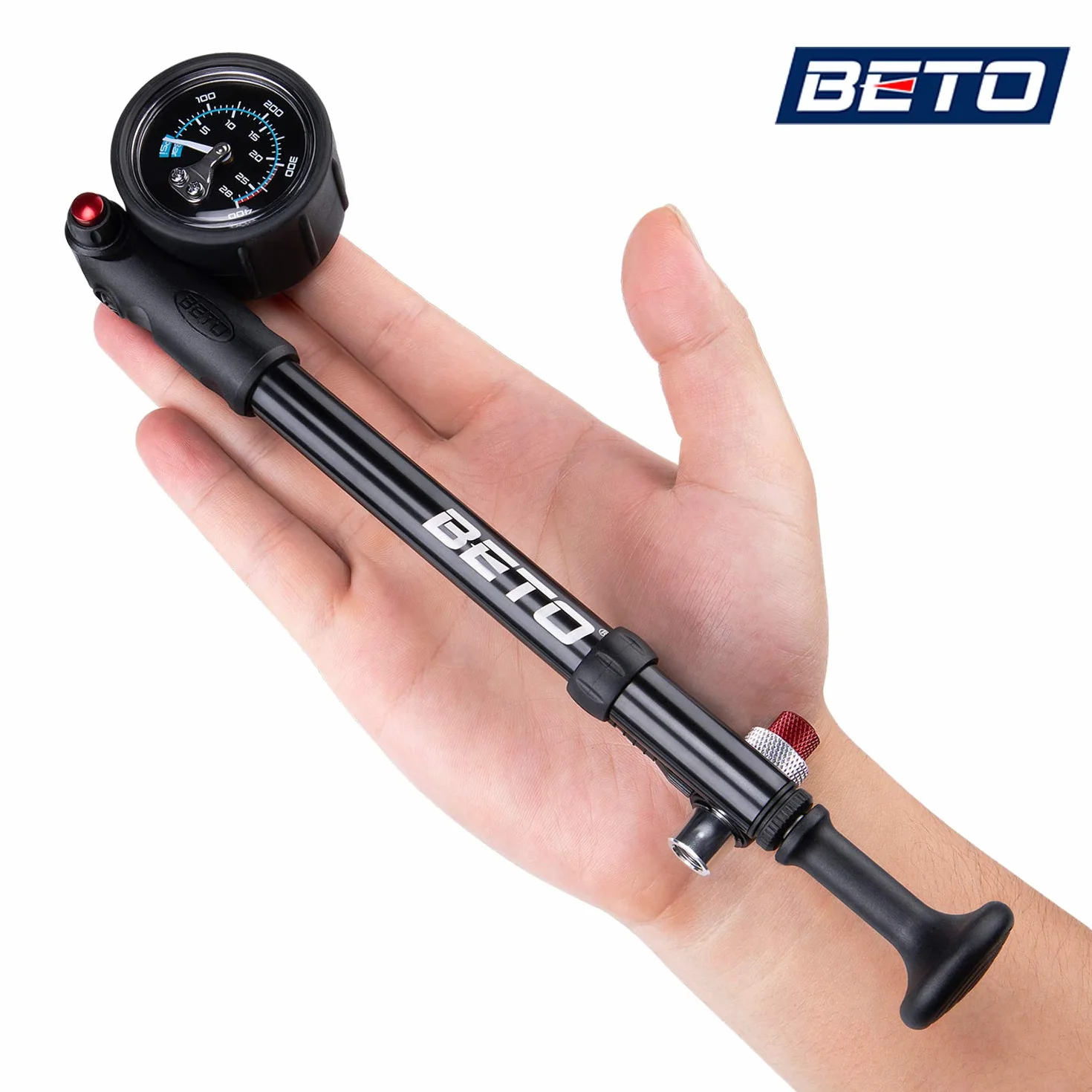 BETO Pompa ammortizzatori alta pressione 400 PSI MTB forcella sospensione posteriore Schrader