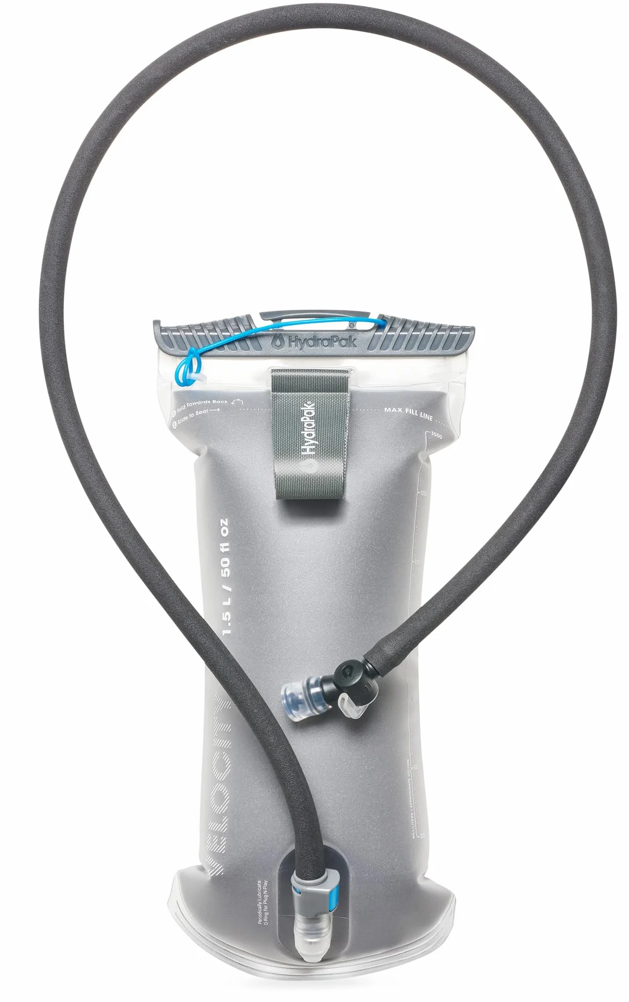 HydraPak Velocity IT (serbatoio di idratazione da 1,5 l o 2 litri) – Sacca d'acqua isolata/serbatoio per idratazione, valvola autosigillante, a prova di perdite e lavabile in lavastoviglie