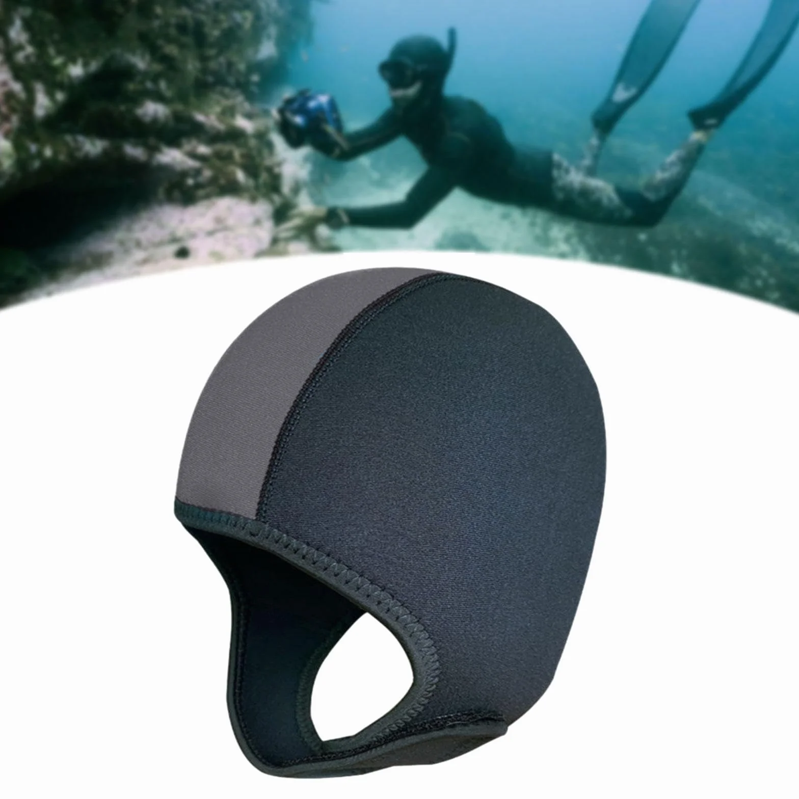 Cappuccio da Sub 3 Mm Neoprene Uomo Donna Mantieni Caldo Surf Nuoto Canoa