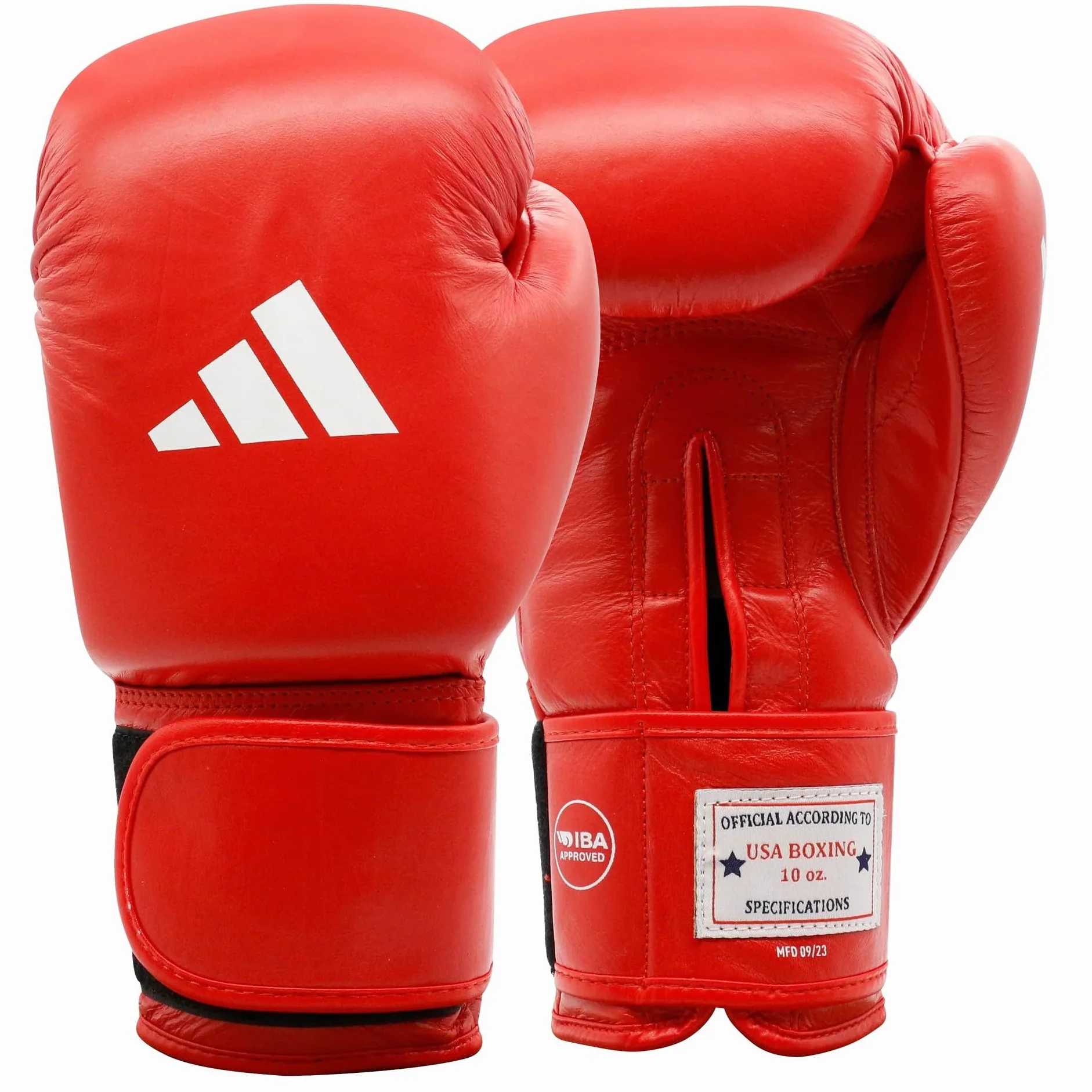 adidas Guanti da boxe in velcro IBA per allenamento