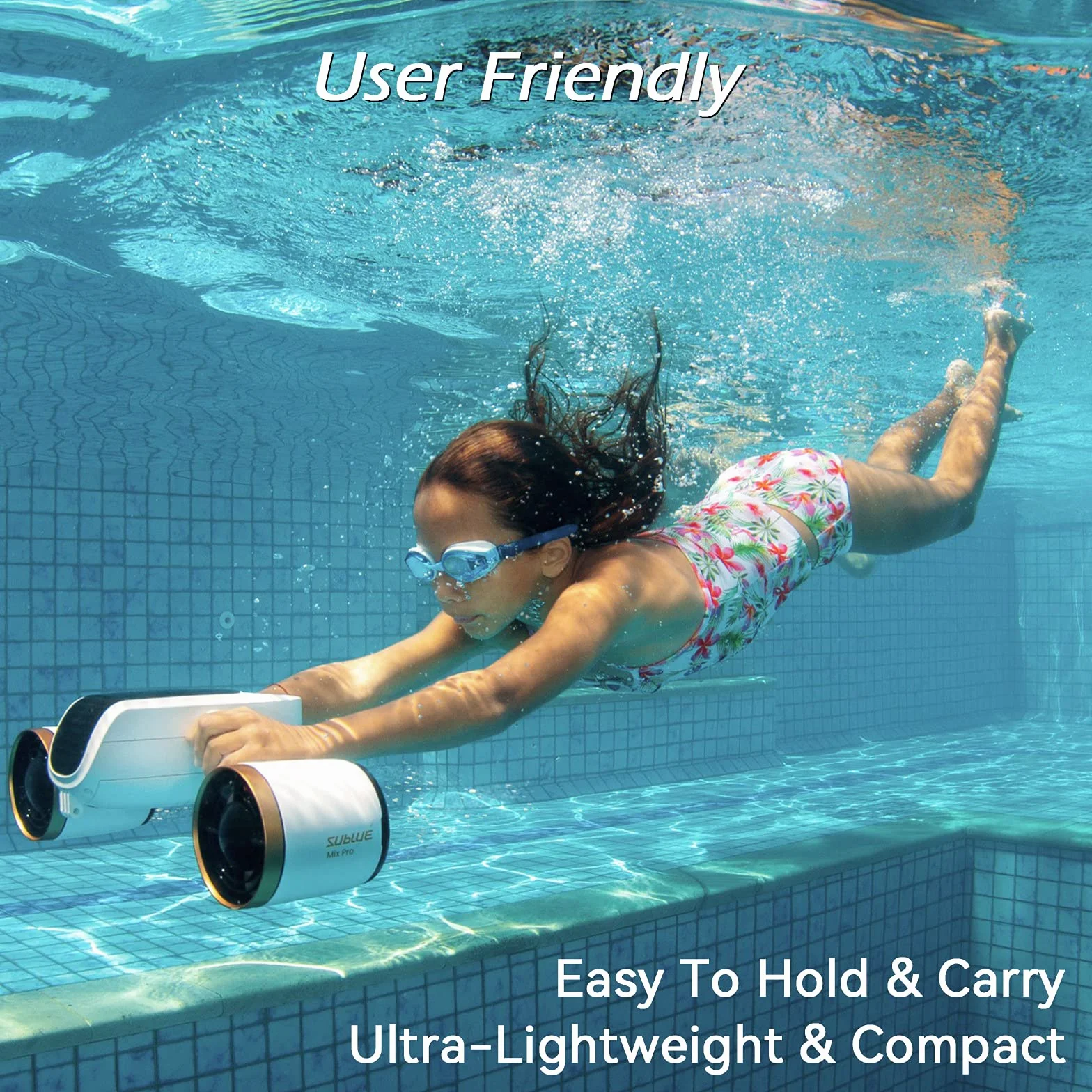 SUBLUE WhiteShark Mix Pro Scooter Subacqueo per Immersioni