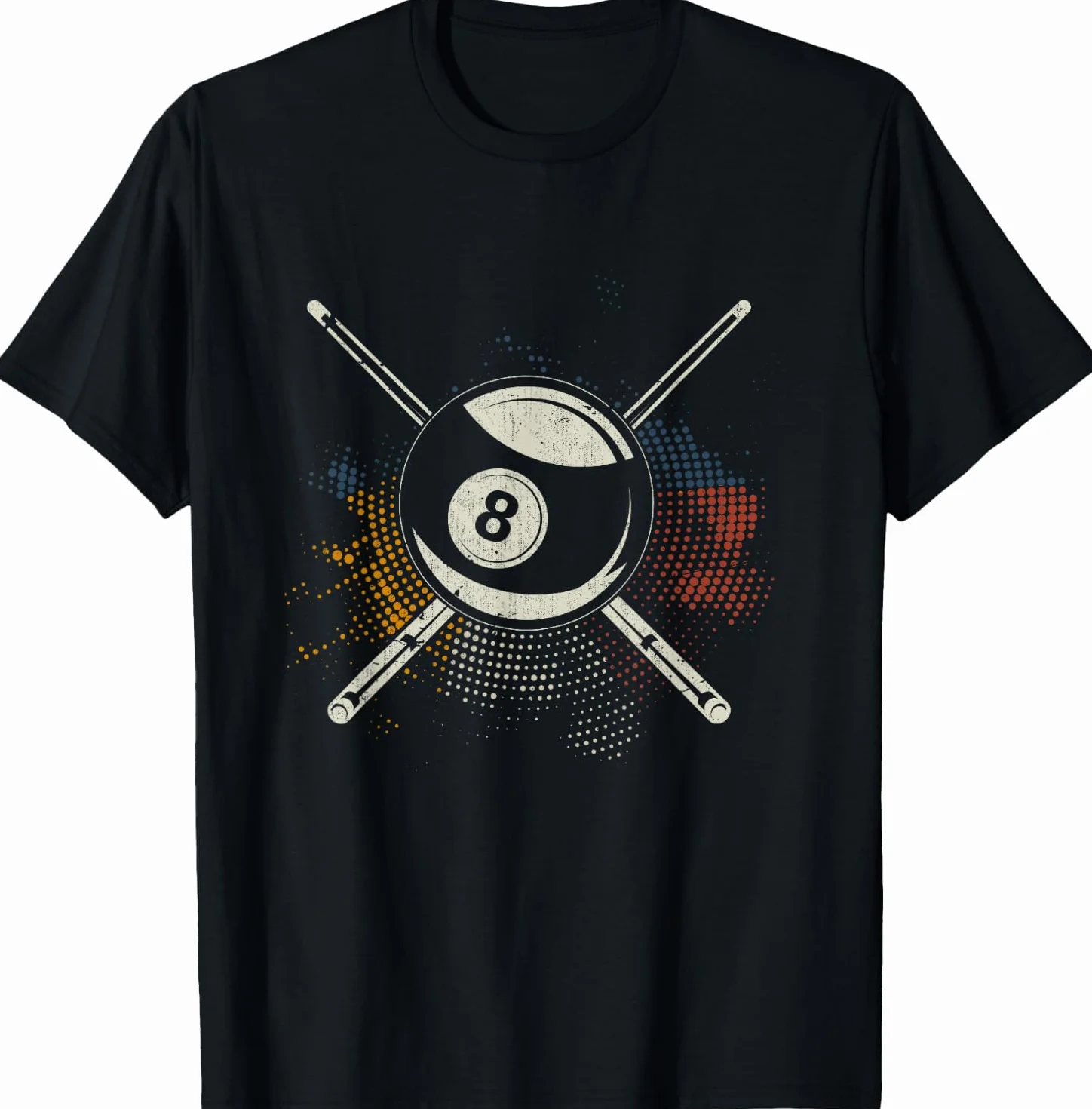 Stecca da biliardo colorata Pool 8 Billard Maglietta