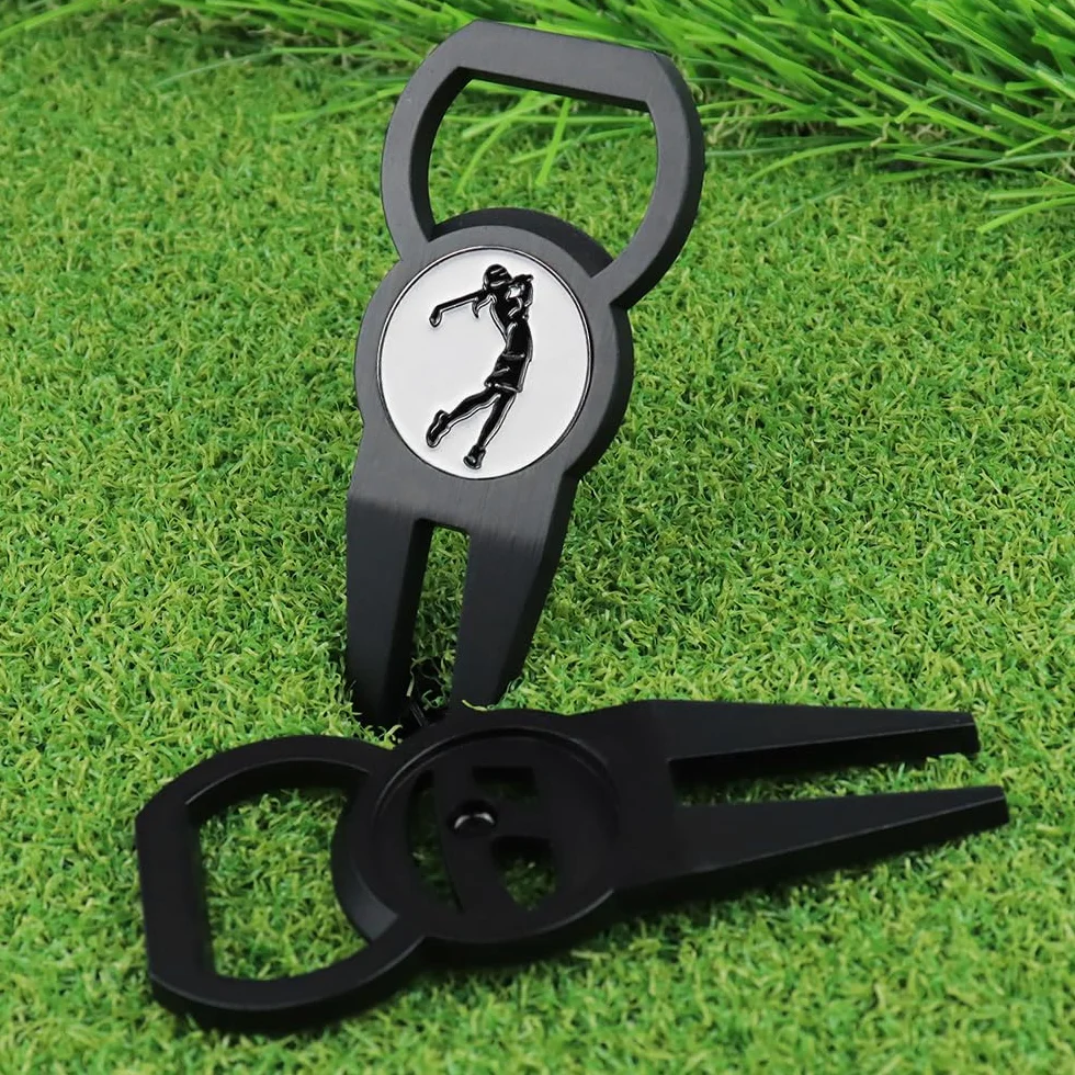 MiOYOOW Strumento di Riparazione Divot Golf con Apribottiglie