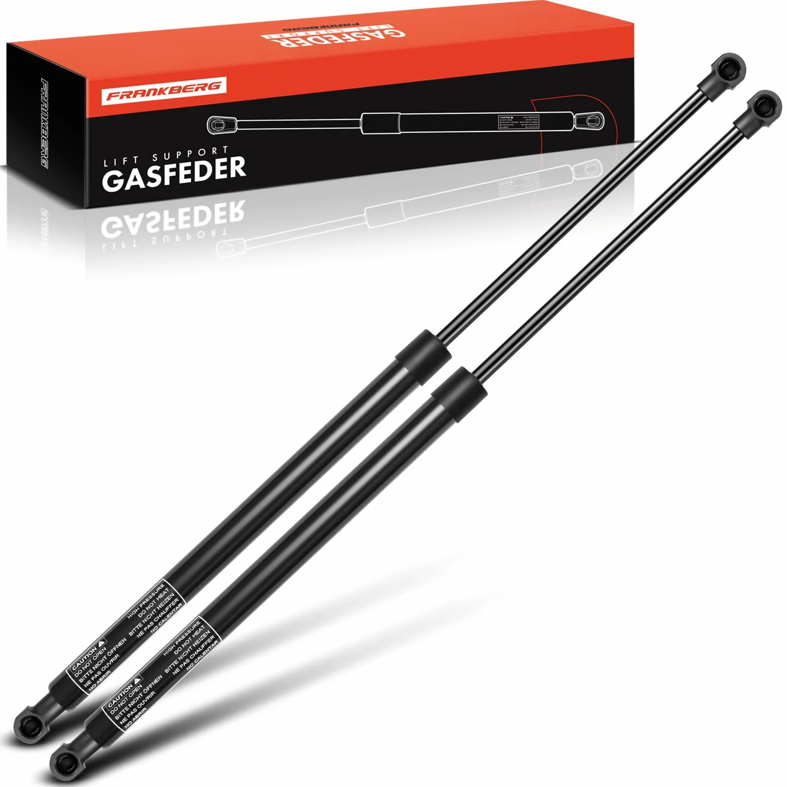 Frankberg 2x Molle a gas Portellone posteriore Compatibile con 500 312 Tutti i Motori Compatto 2007-2019 Replace# 51785412