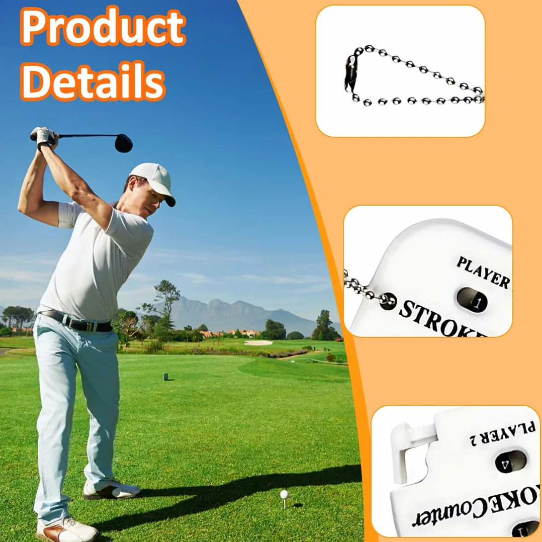Segnapunti Golf 2 Pezzi Contatore Punteggio per 2 Giocatori Accessori Campo