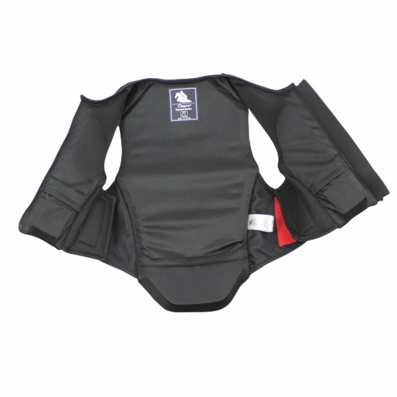Giubbotto di protezione professionale da equitazione per donne e uomini, nero morbido gilet di sicurezza imbottito Equestrian, protezione del corpo
