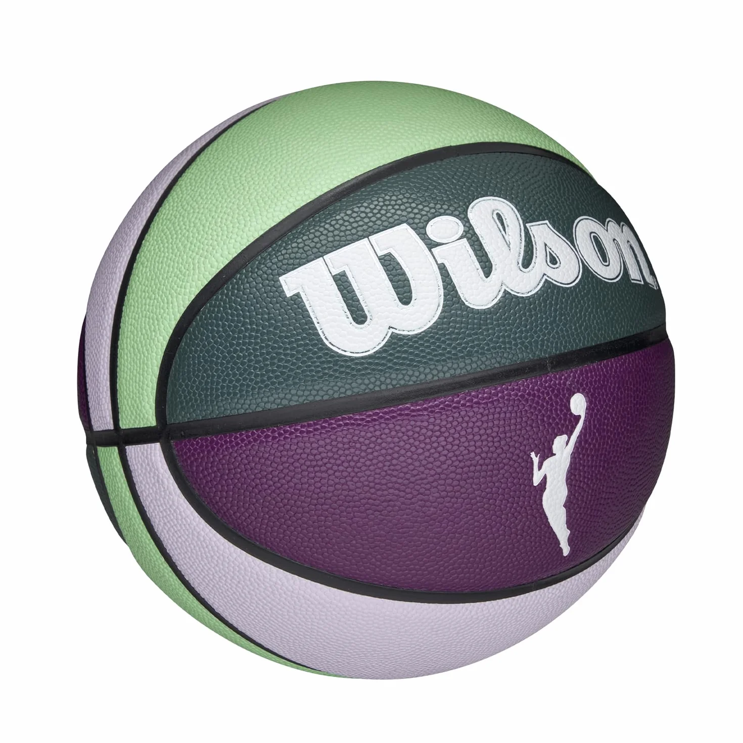 Wilson Pallone da Basket WNBA Heir Wow Pure Feel Viola Turchese Misura 6