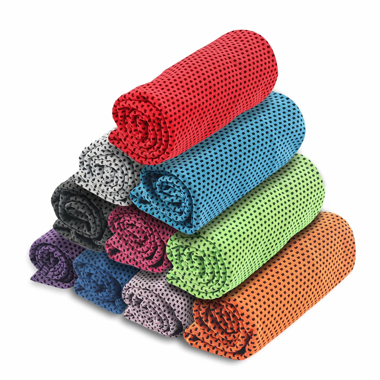 Asciugamano Di Raffreddamento In Microfibra 30x100 cm Per Fitness, Sport, Golf, Yoga