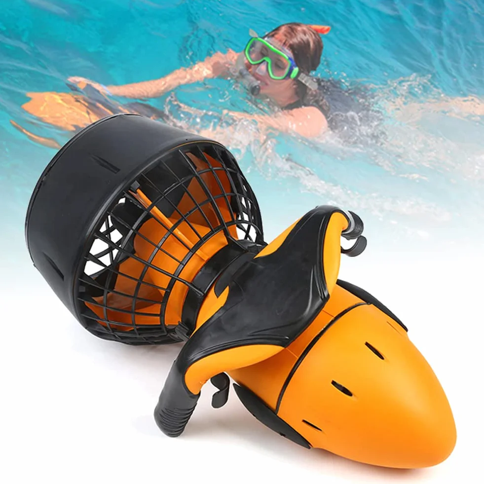 Scooter subacqueo elettrico 300 W doppia velocità impermeabile 6 km/h con supporto action camera